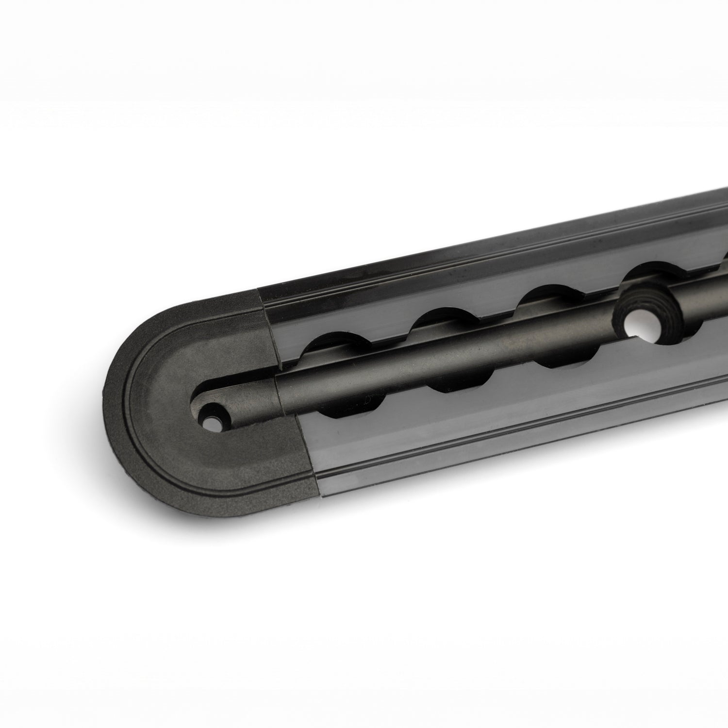 RB Components Flange-Mount Aluminum L-Track - Black Anodized