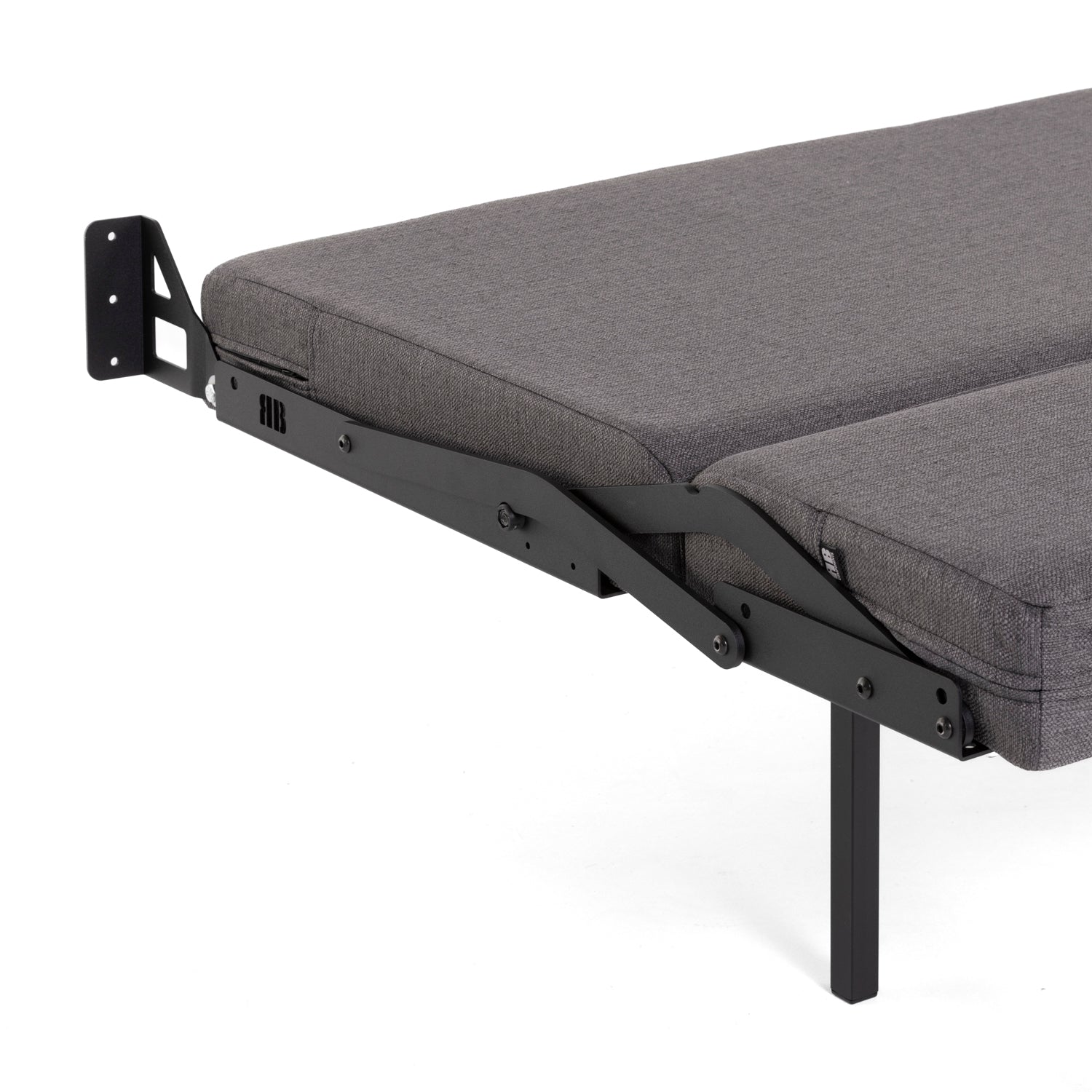 RB Components 58-Inch Sofa Sleeper - Charcoal Cloth