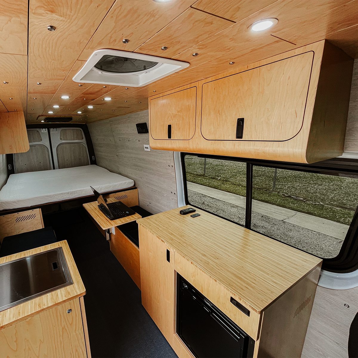 SERG SUPPLY ROUNDED OVERHEAD CAMPERVAN CABINETS