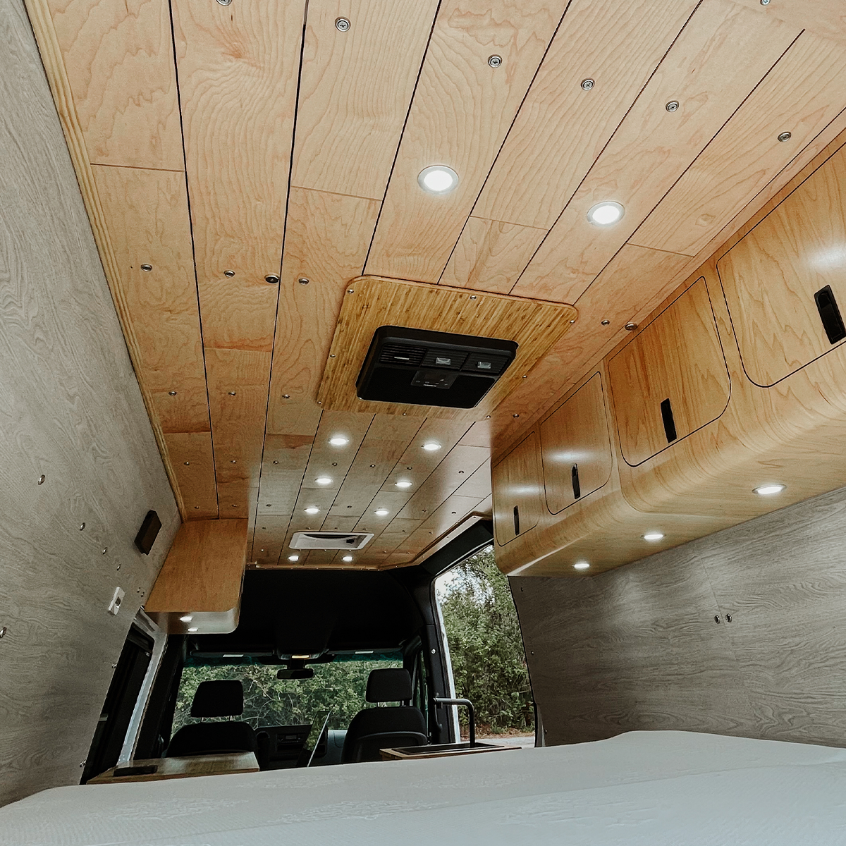 SERG SUPPLY ROUNDED OVERHEAD CAMPERVAN CABINETS