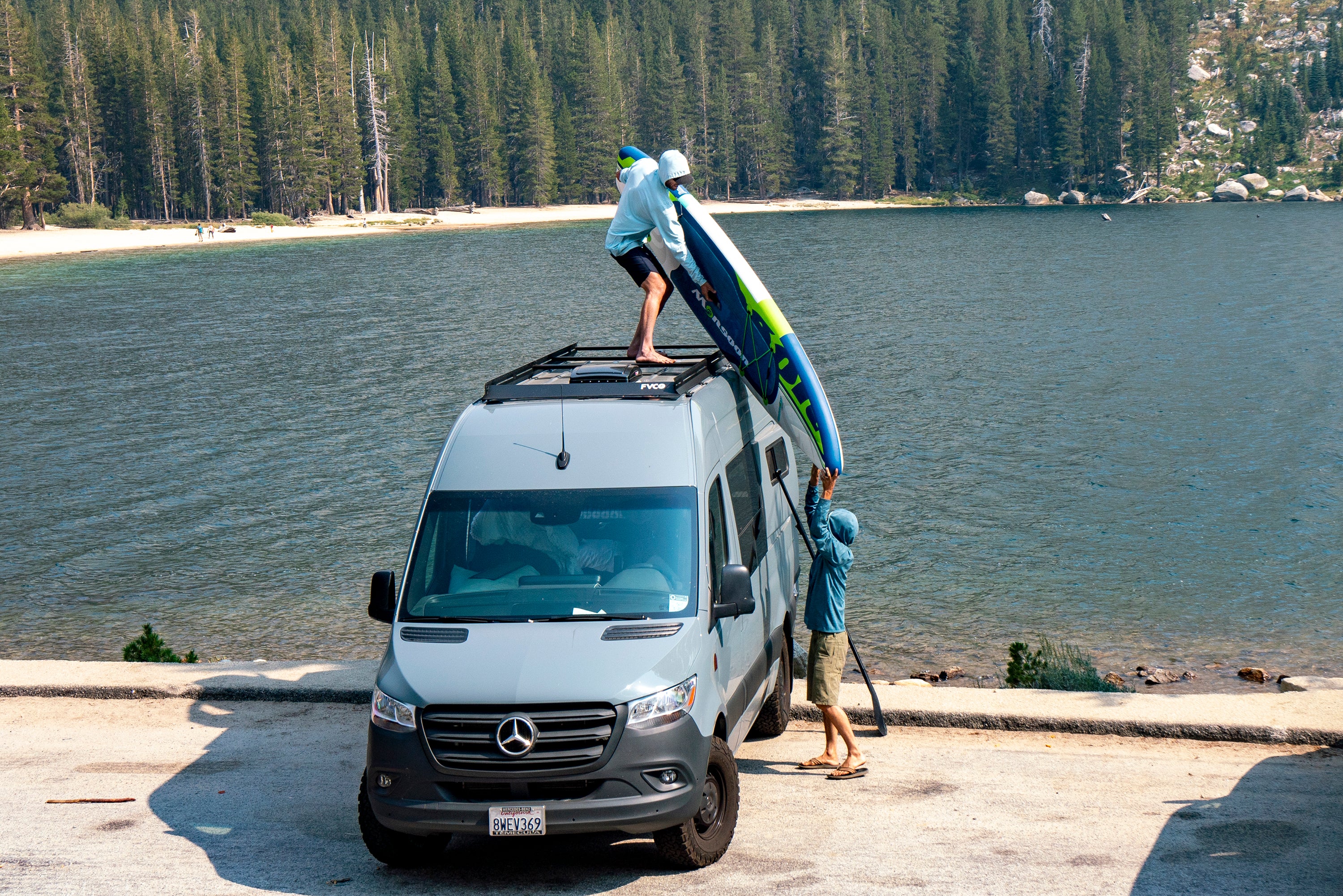 Flatline Van Co. Mercedes Sprinter Sprinter Van Low Pro Roof Rack , 144" High Roof - Roof Rack Upgrade