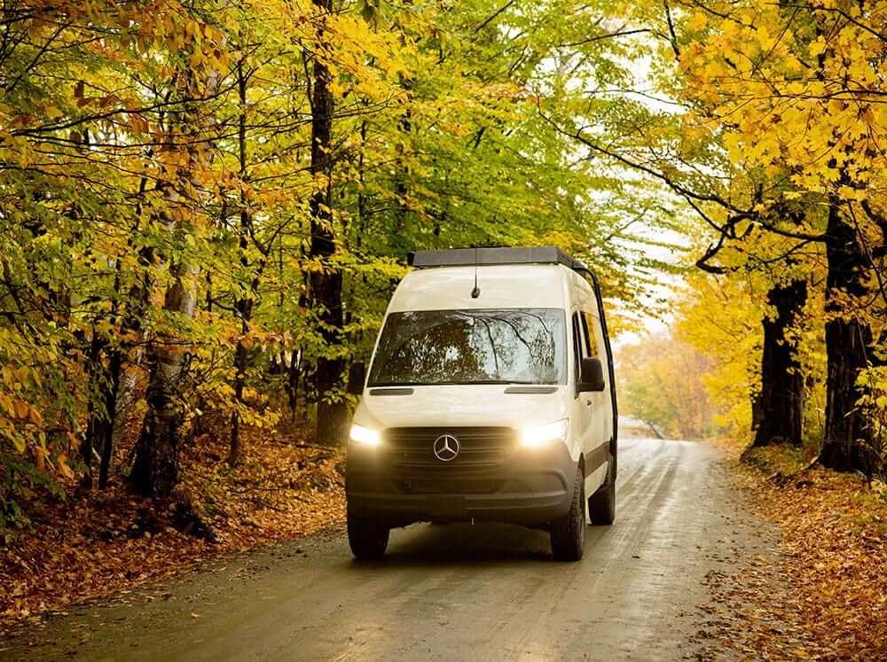Flatline Van Co. Mercedes Sprinter Sprinter Van Standard Roof Rack , 144" High Roof - Roof Rack Upgrade