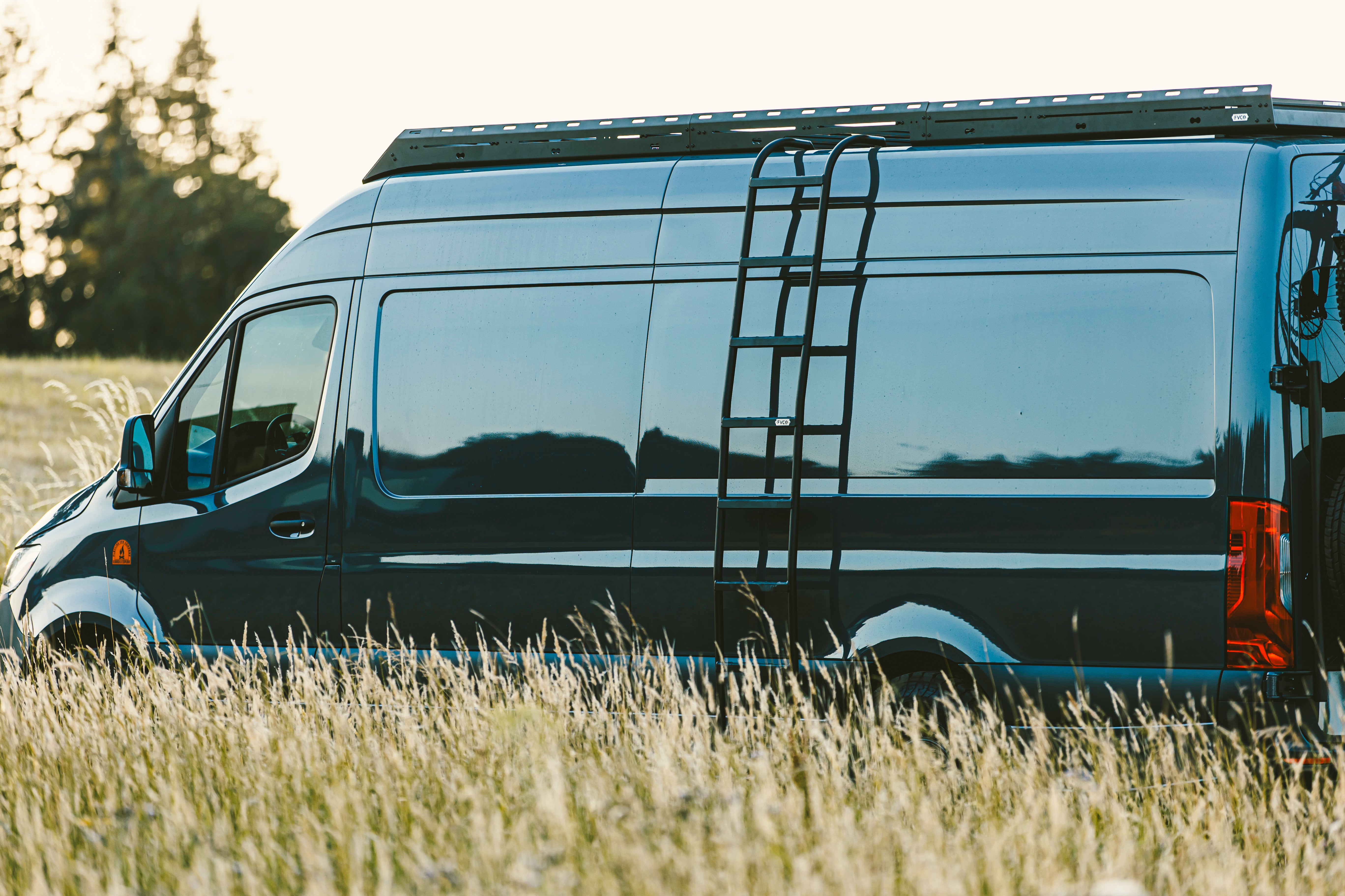 Flatline Van Co. Mercedes Sprinter Sprinter Van Standard Roof Rack , 170" Wheelbase - Roof Rack Upgrade