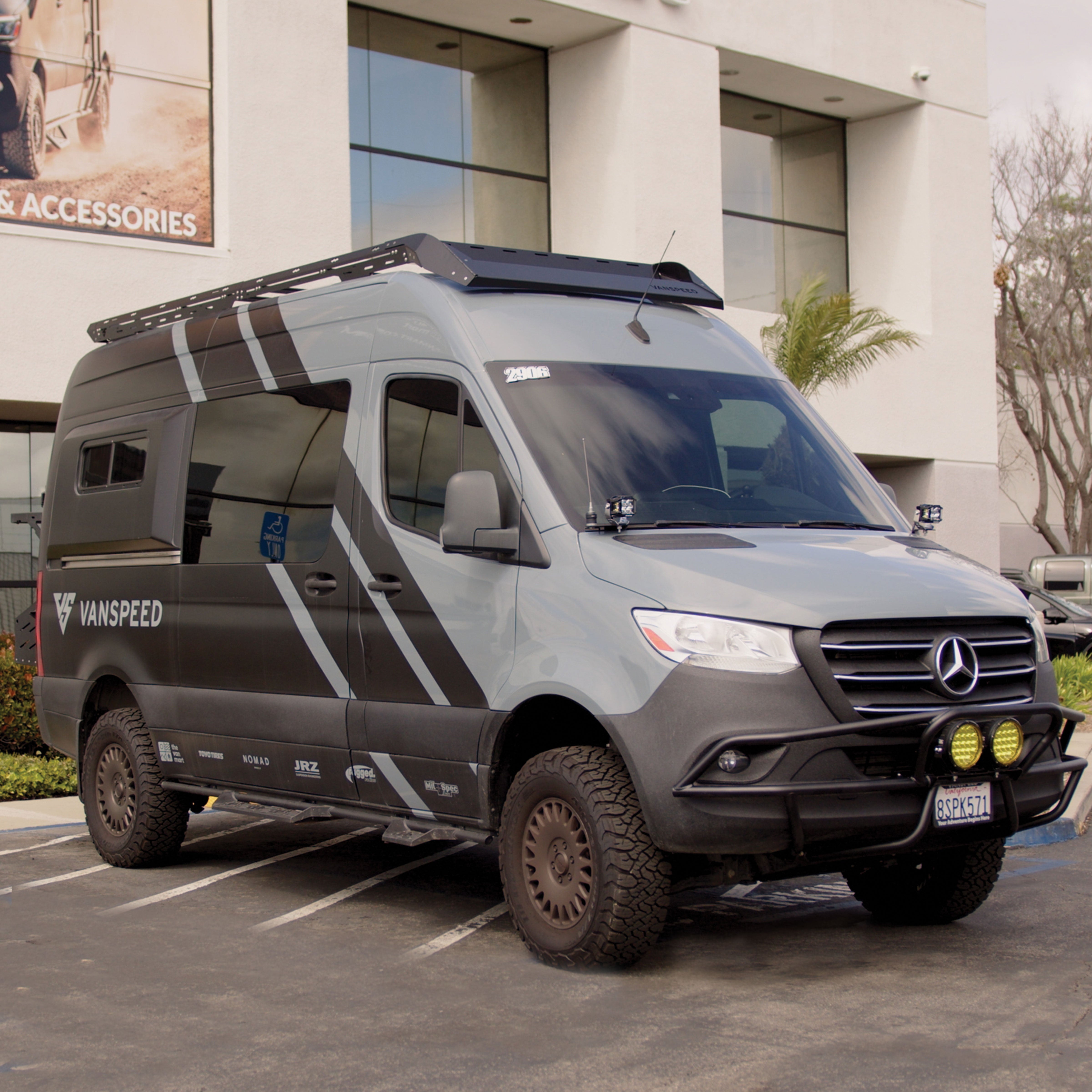 VANSPEED SPRINTER 144" HIGH ROOF SCOUT RACK - PREMIUM MODULAR AERODYNAMIC PLATFORM
