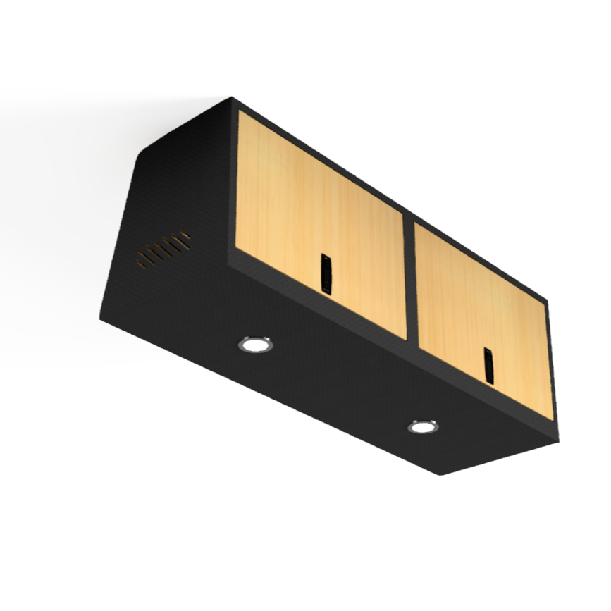 SERG SUPPLY SQUARED OVERHEAD VAN CABINET