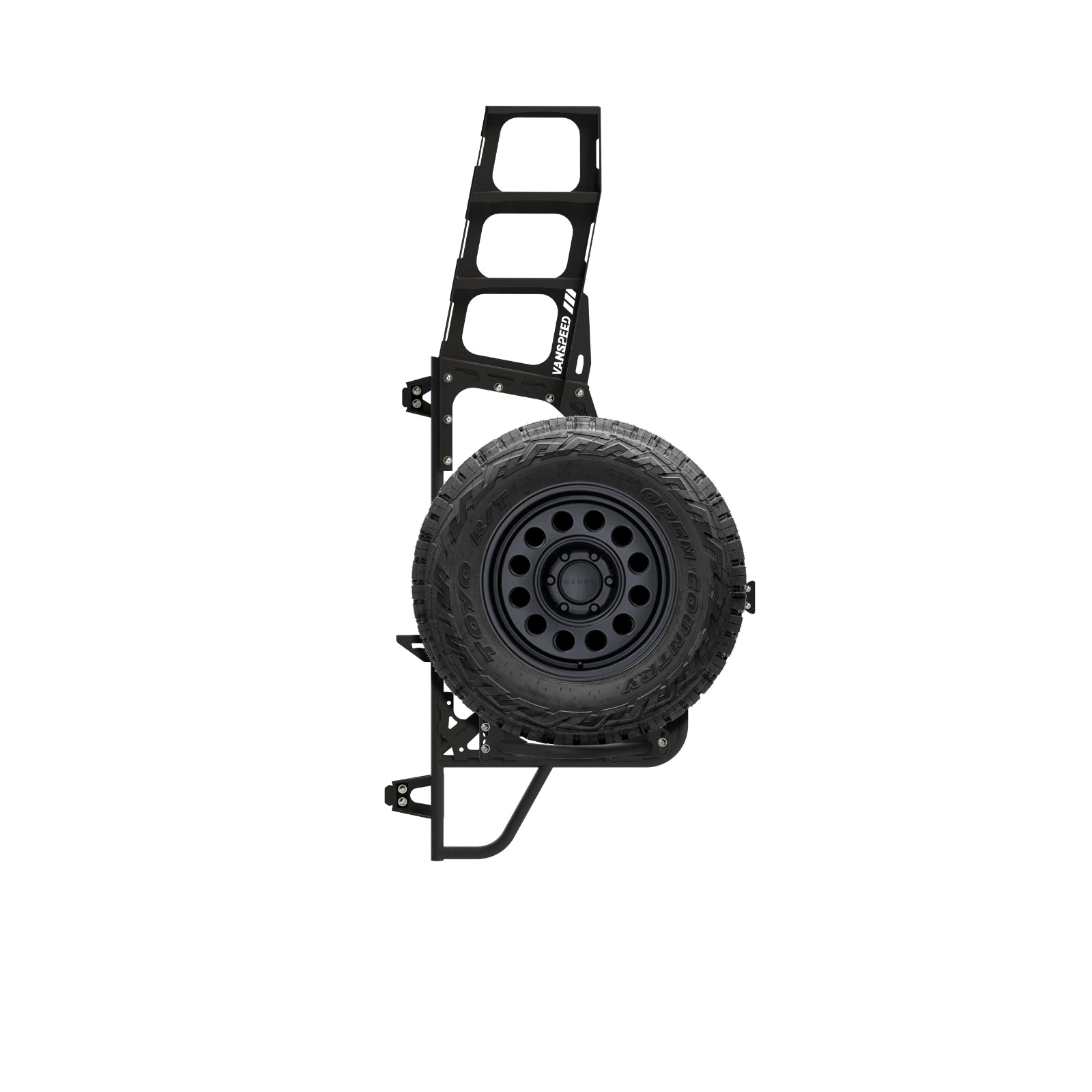 VANSPEED SPRINTER REAR DOOR LADDER & TIRE CARRIER (2019+)
