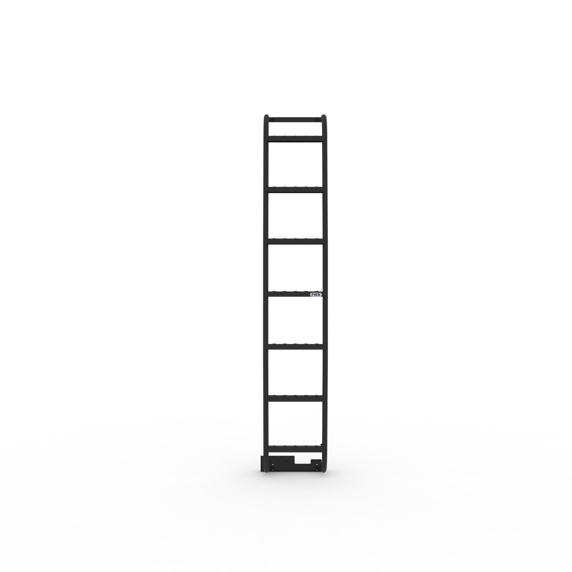 Flatline Van Co. Ford Transit Transit Van Side Ladder , Mid Roof - Exterior Access