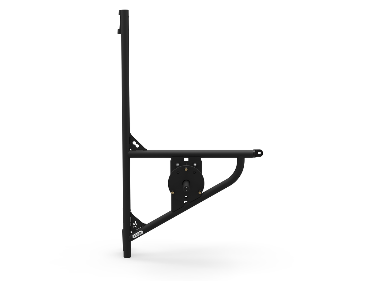 Flatline Van Co. Ford Transit Transit Rear Tire Carrier - Short Weel Bracket - Rear Door Utility