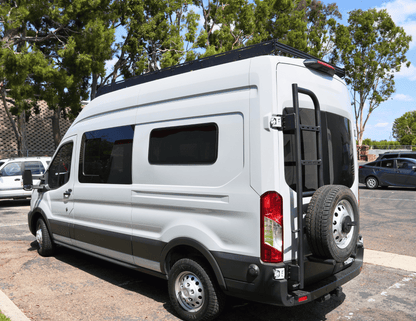 TRANSIT REAR TIRE CARRIER LADDER