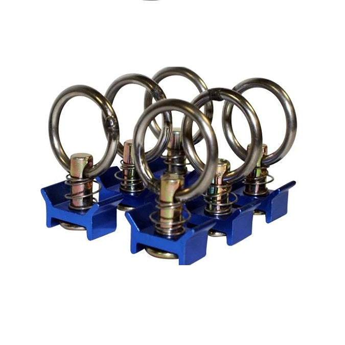 RB Components L-Track Ring Stud Fittings - 6 Pack