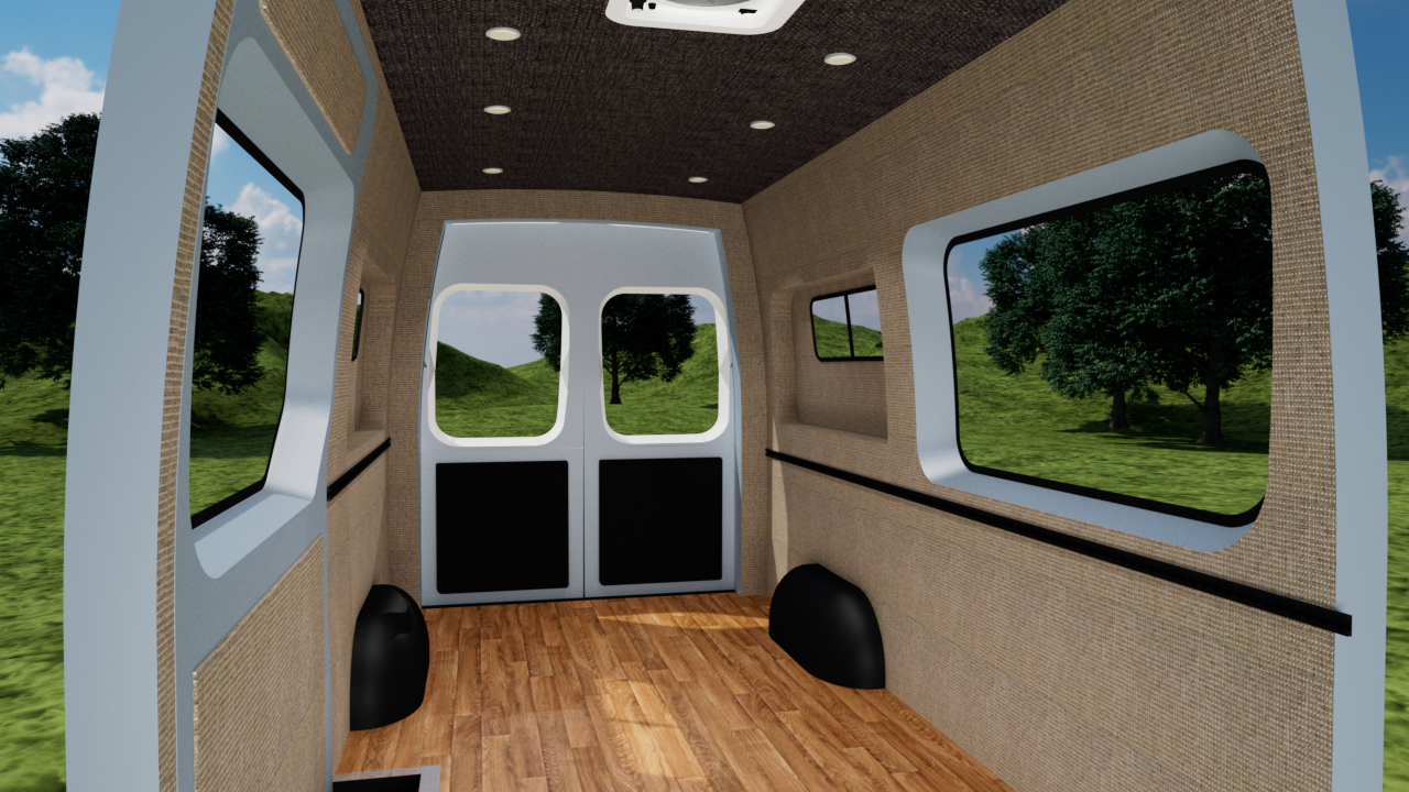 Alpine Van Works Transit 148 Extended Panel Kit - Insulated Finish