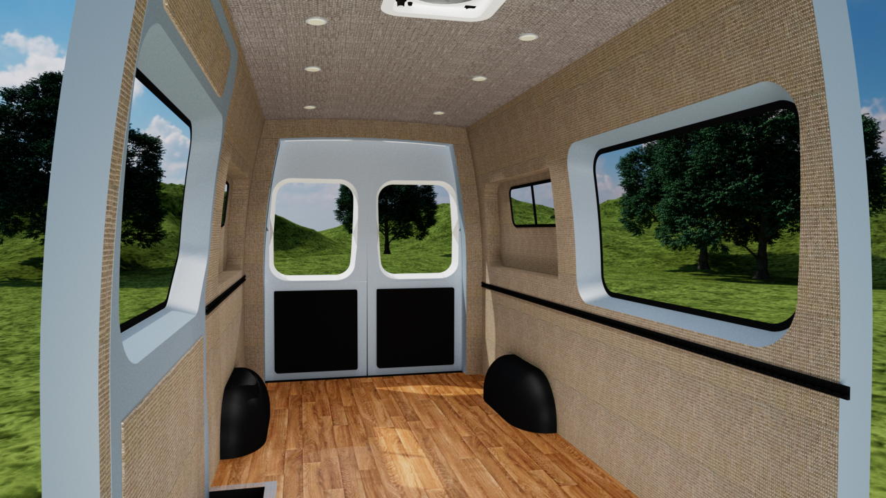 Alpine Van Works Transit 148 Extended Panel Kit - Insulated Finish