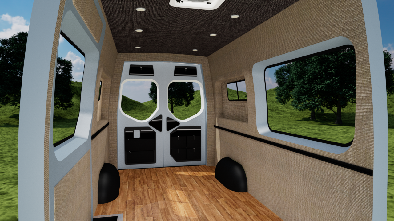 Alpine Van Works Sprinter 144 Low Roof Panel Kit - Insulated Finish