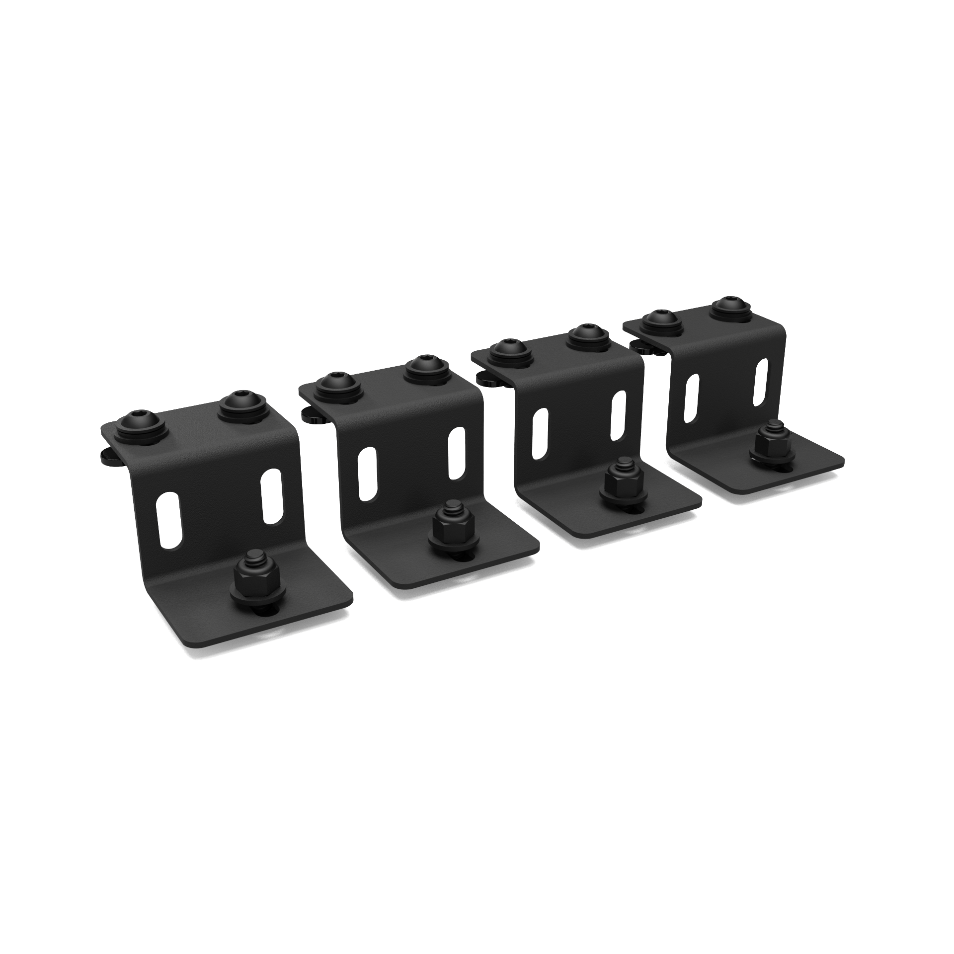 Flatline Van Co. Solar Panel Mounting Brackets - Roof Rack Upgrade
