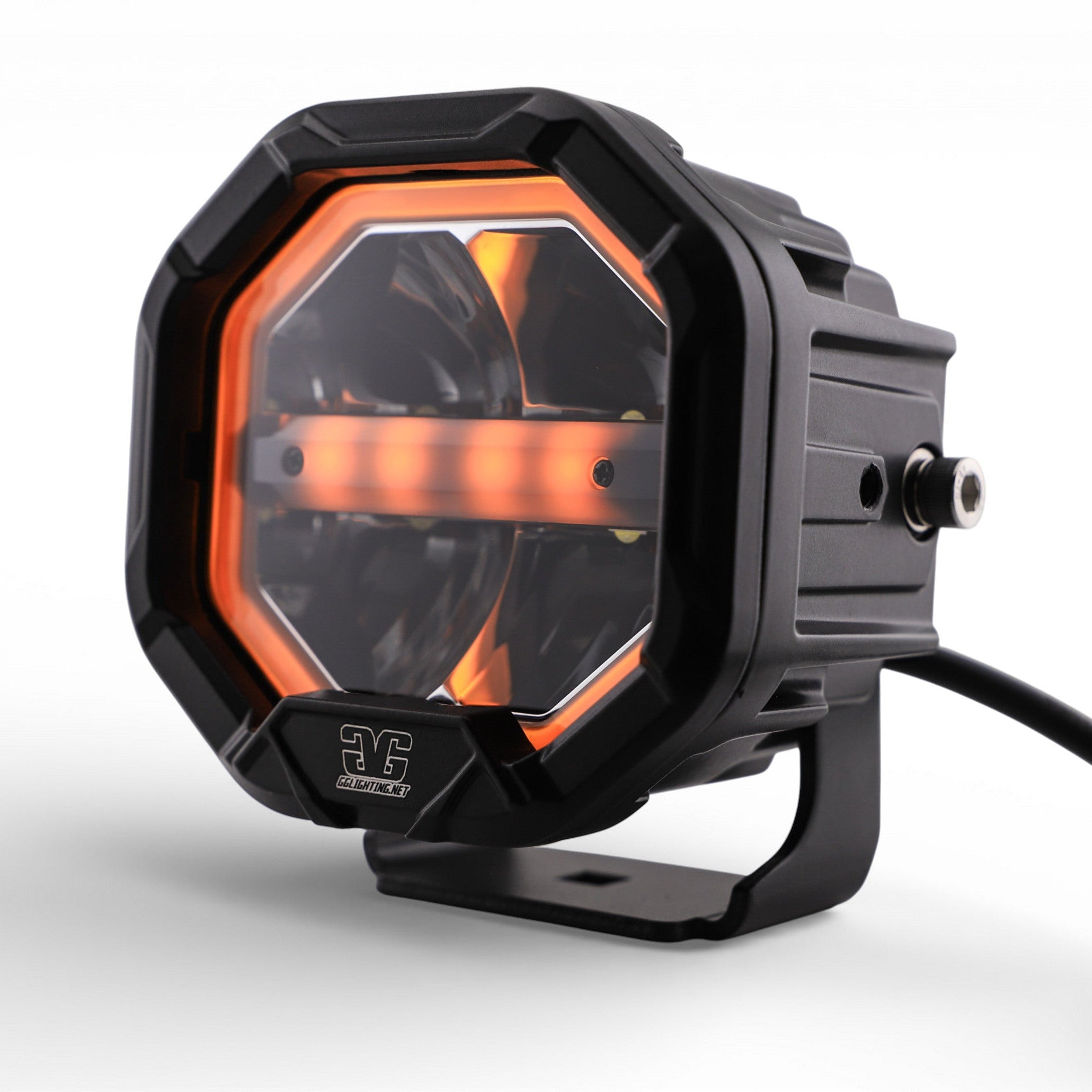 GGLighting U-Con Interlocking Off Road LED Pod With Amber or White DRL Running Light - Modular Interlocking LED Pod