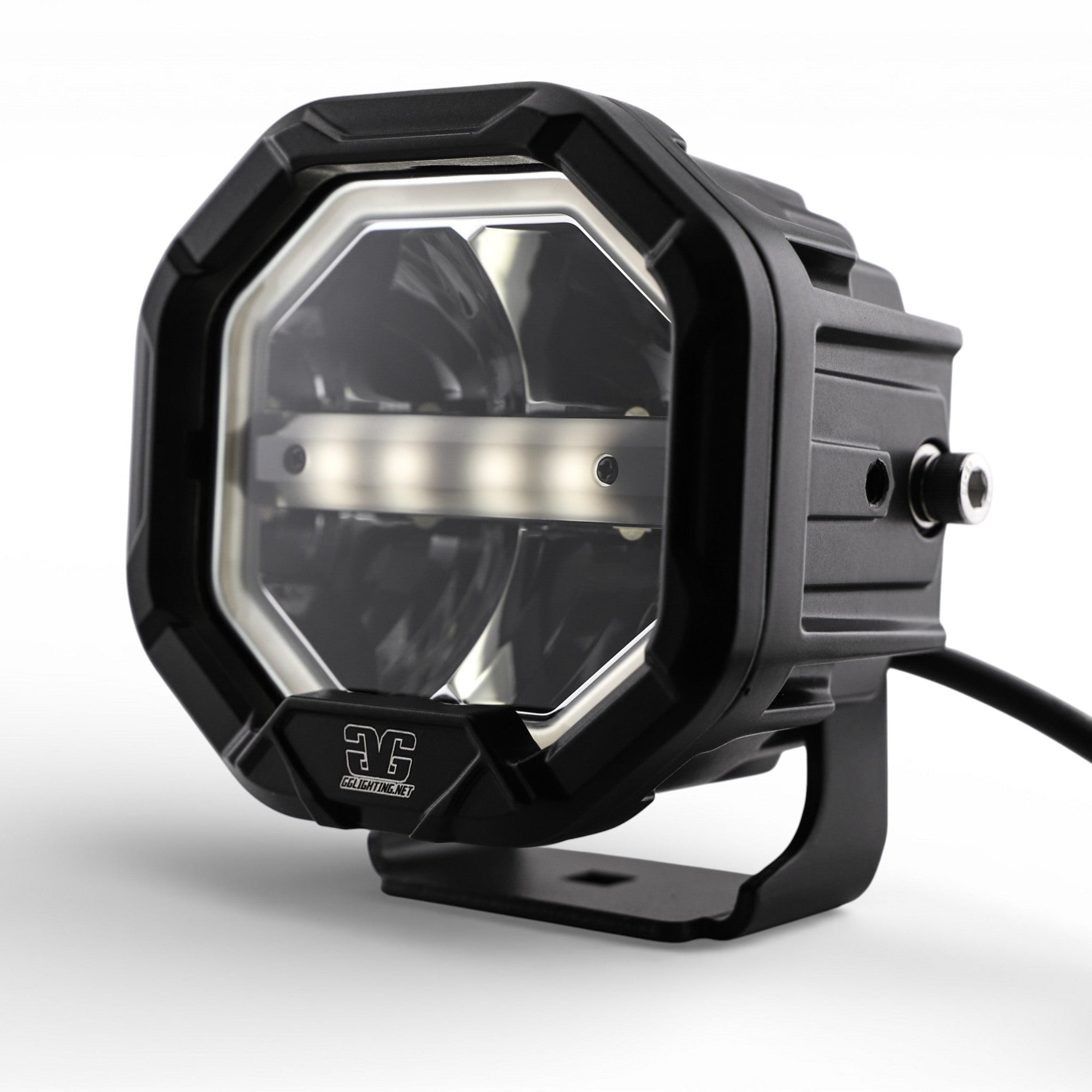 GGLighting U-Con Interlocking Off Road LED Pod With Amber or White DRL Running Light - Modular Interlocking LED Pod