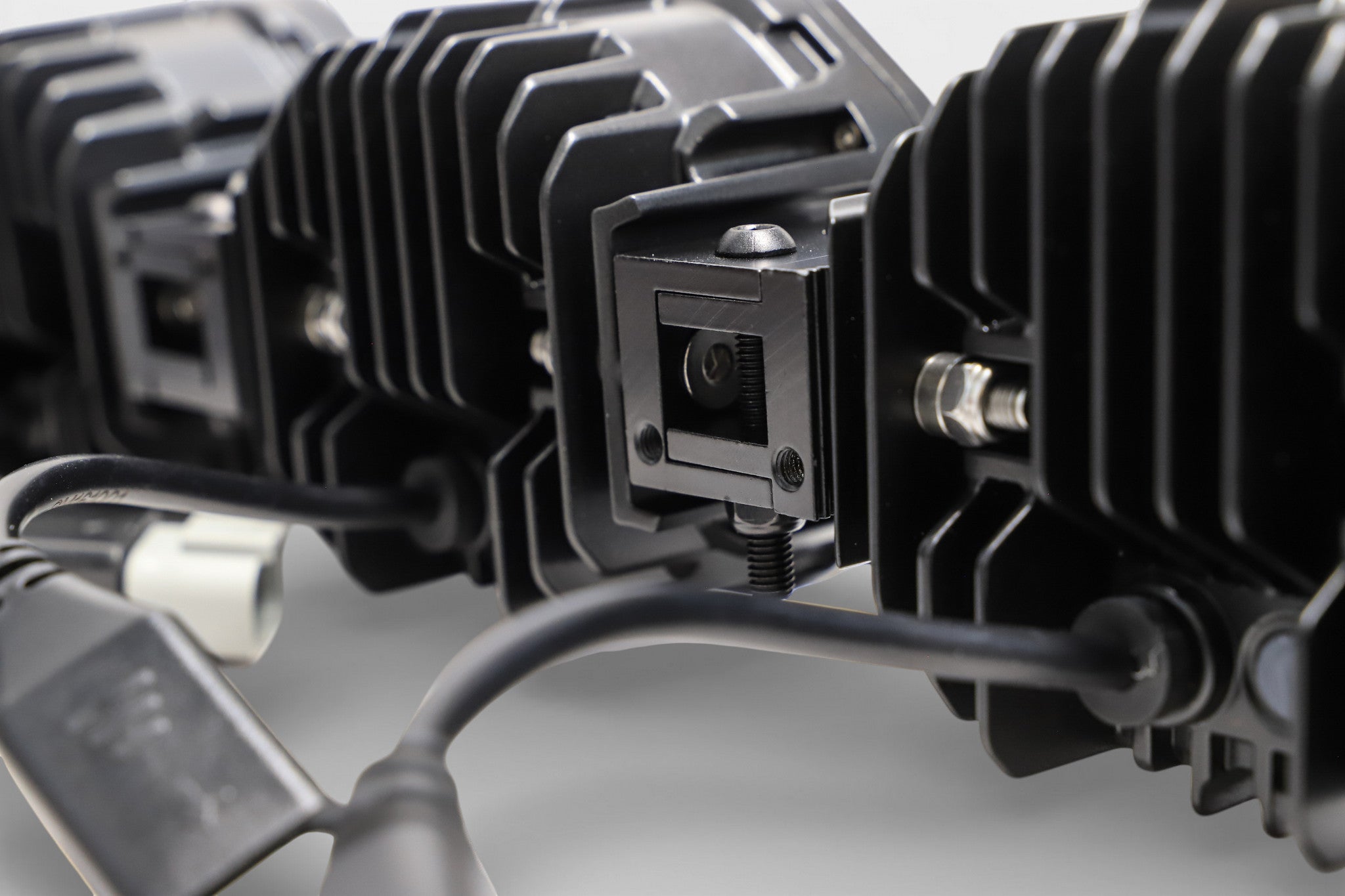 GGLighting 4 Light U-Con Interlocking Off Road LED Pod With Amber or White DRL Running Light - 4-Pod Modular Light System
