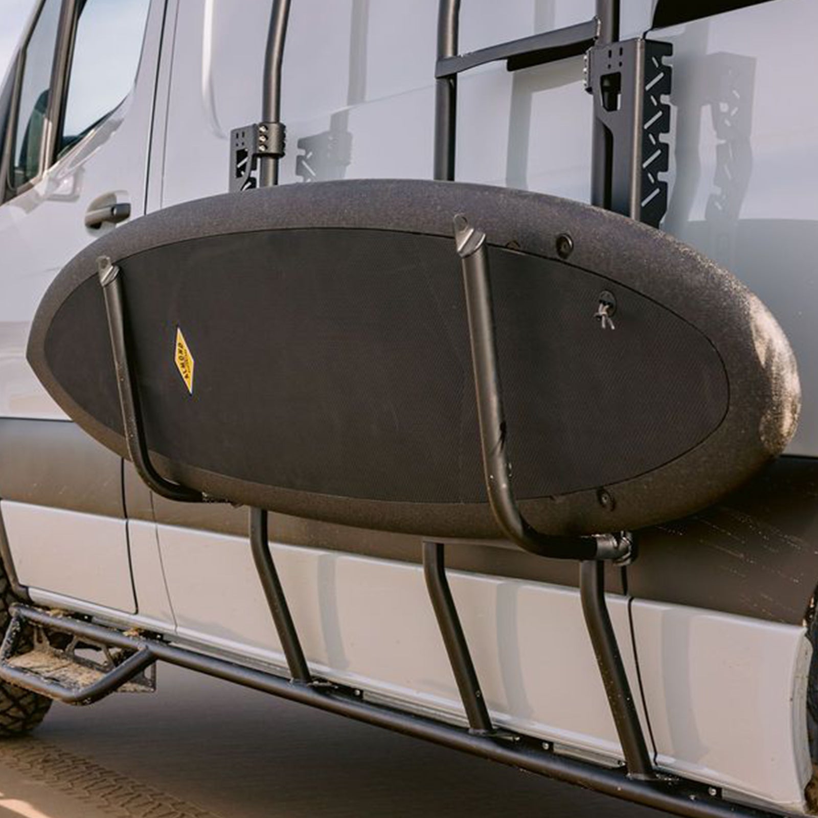 VANSPEED SPRINTER SURF RACK PACKAGE - PREMIUM PIVOTING SIDE-MOUNT BOARD CARRIER