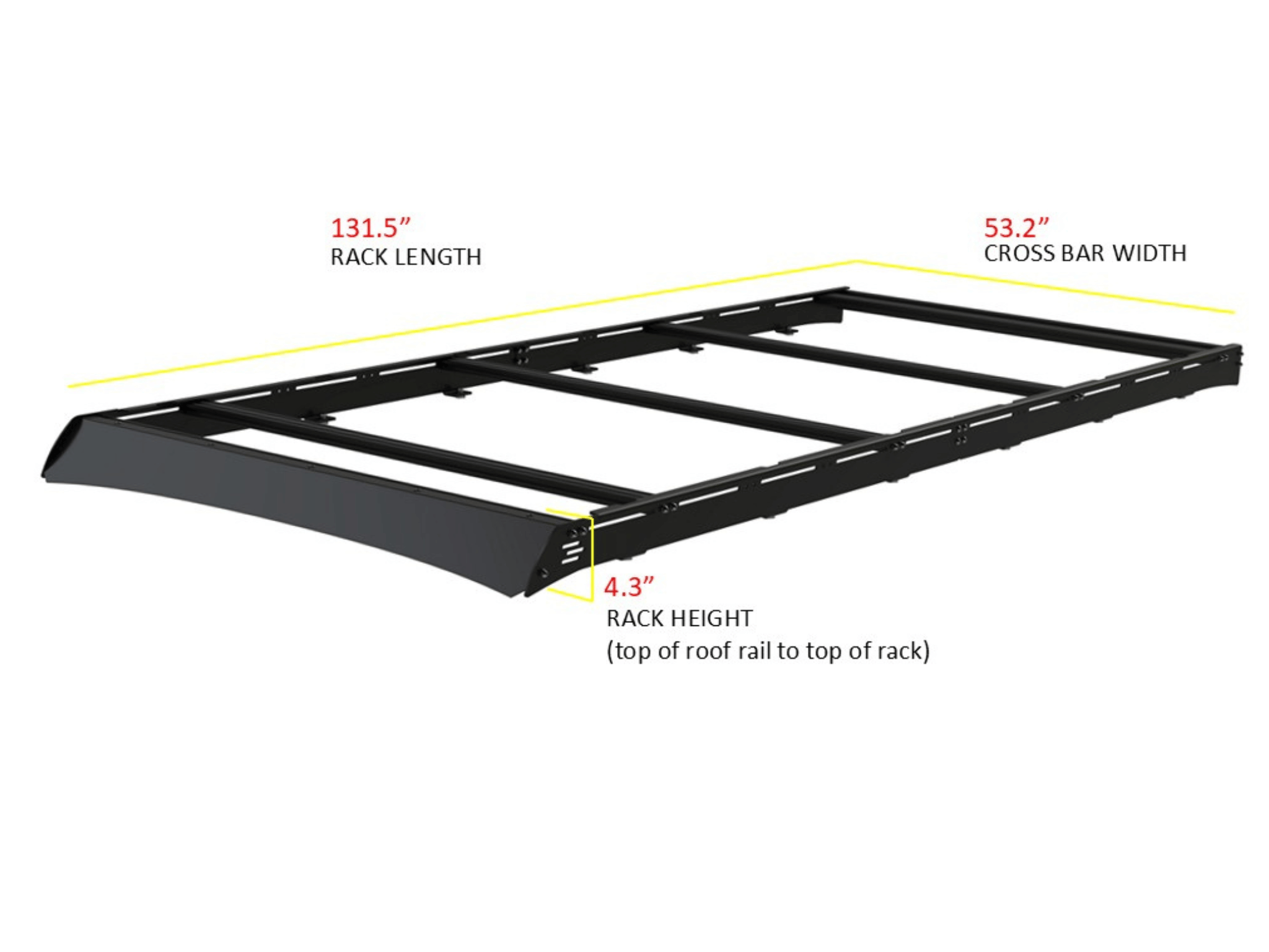 WHITE TOP ADVENTURES SPRINTER 144" HIGH ROOF STEALTH 2.0 ROOF RACK