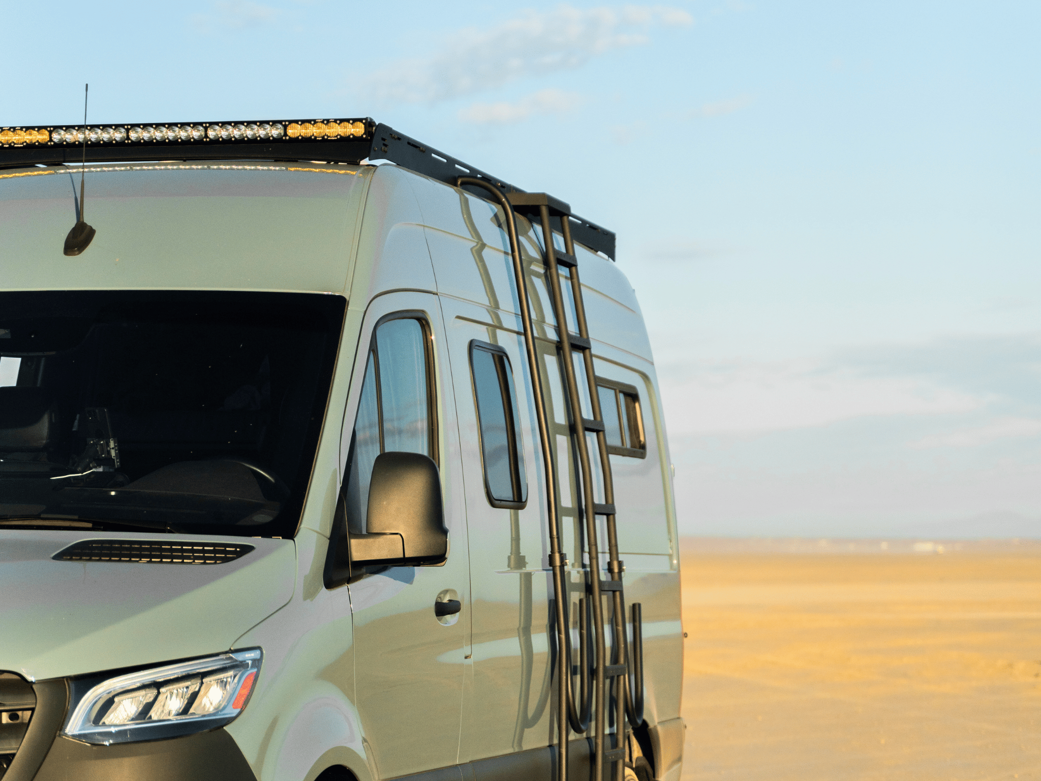 WHITE TOP ADVENTURES SPRINTER 170" HIGH ROOF STEALTH 2.0 ROOF RACK SYSTEM