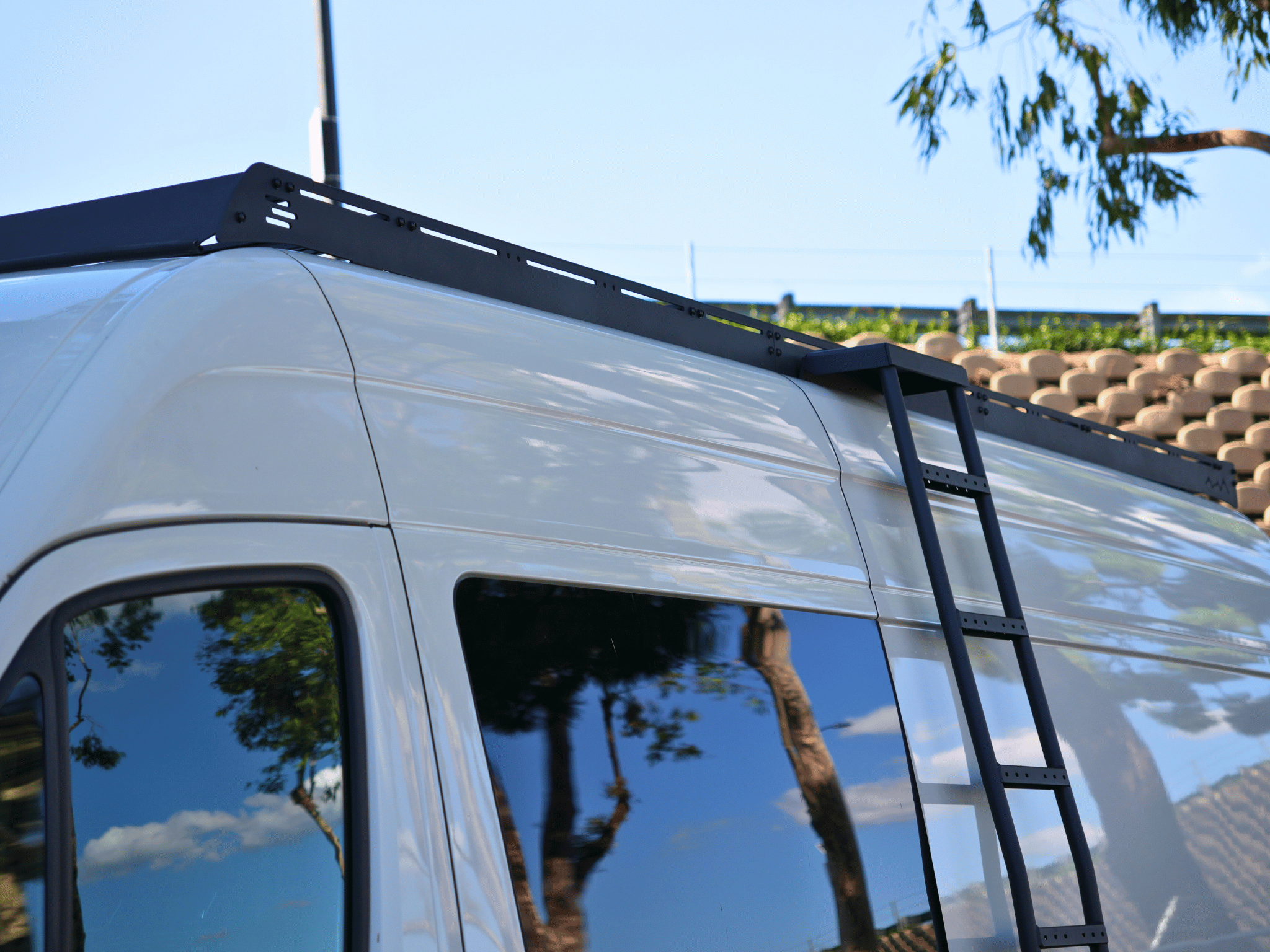 WHITE TOP ADVENTURES SPRINTER 170" HIGH ROOF STEALTH 2.0 ROOF RACK SYSTEM