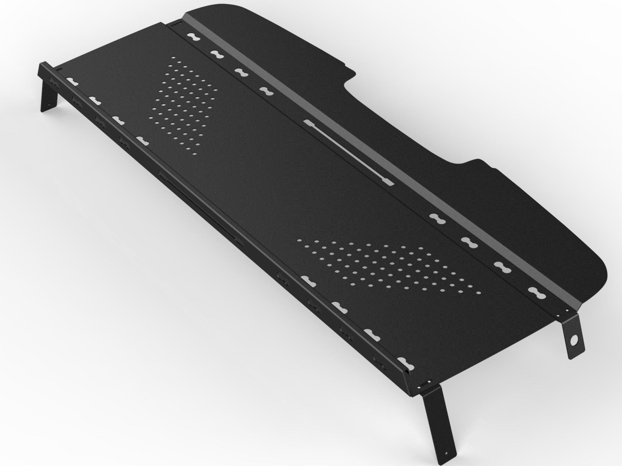 WHITE TOP ADVENTURES® SPRINTER L-TRACK HEADLINER OVERHEAD STORAGE SHELF (2019+)