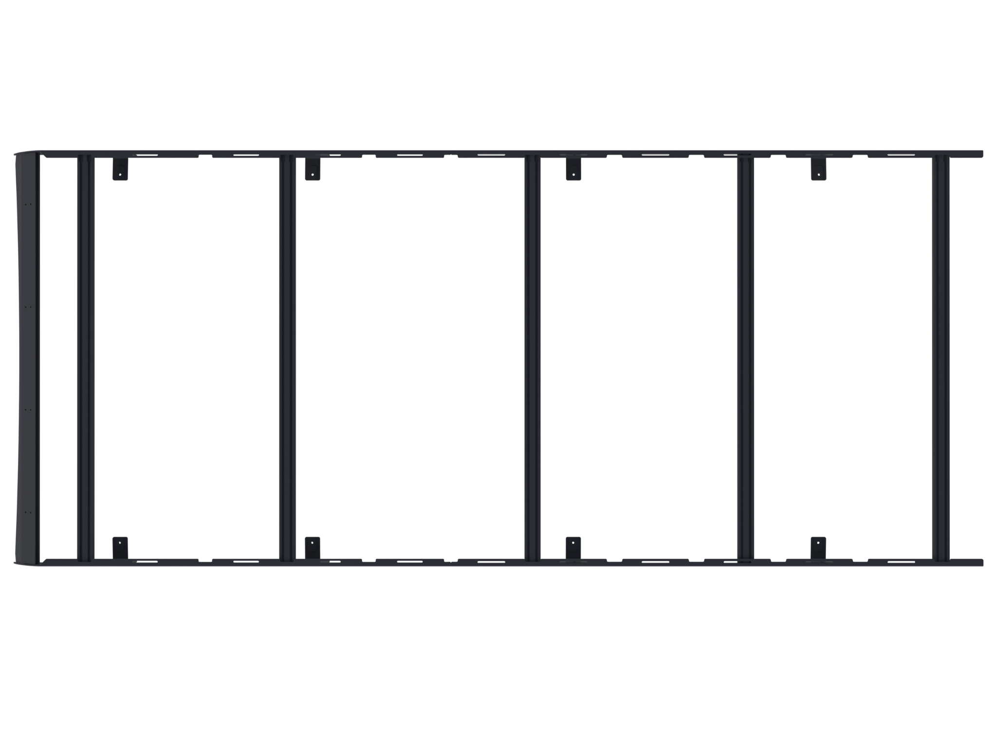 White Top Adventures Transit 148" EXT High Roof Strata Roof Rack