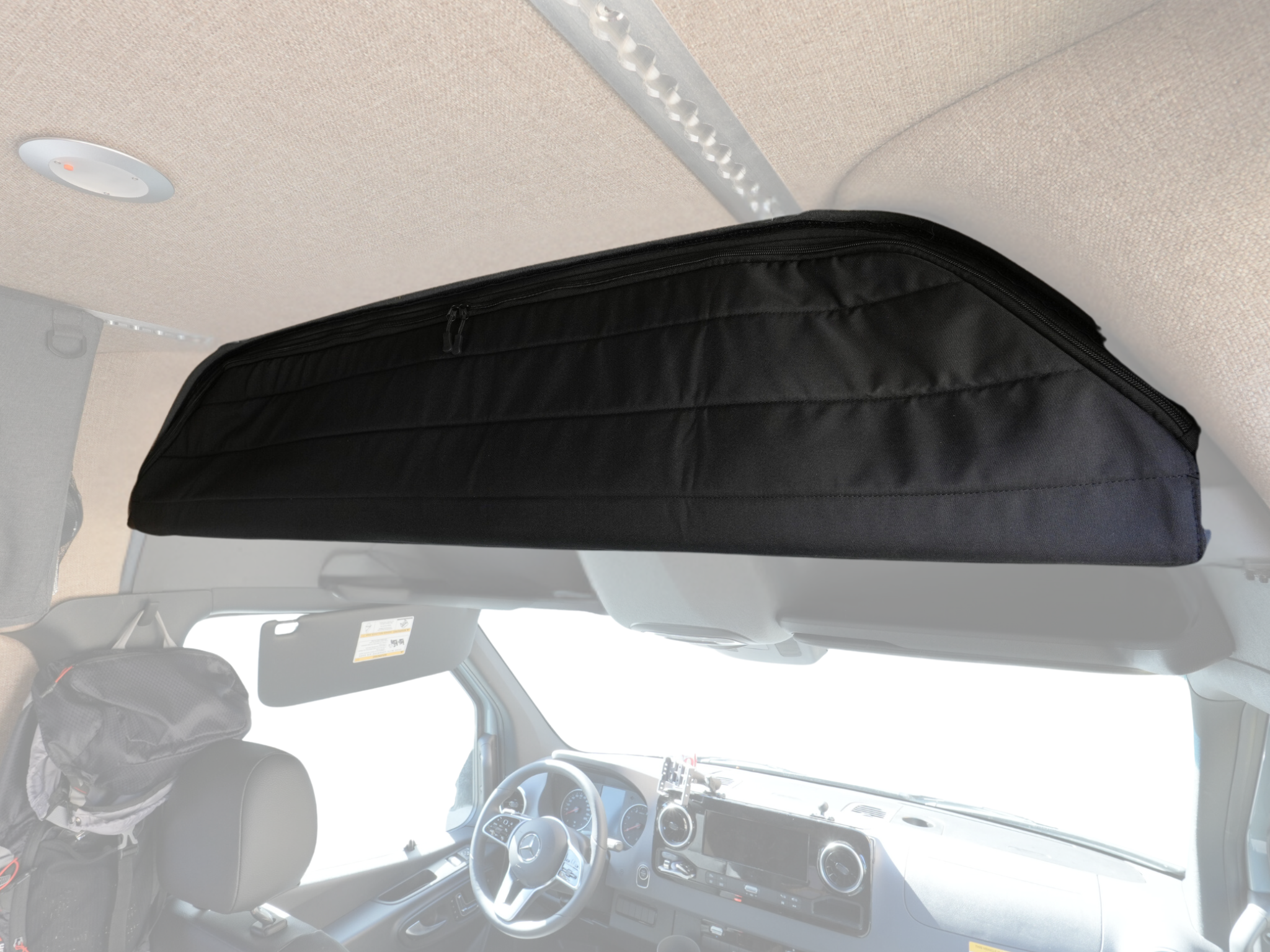 WHITE TOP ADVENTURES® SPRINTER OVERHEAD HEADLINER SHELF COVER
