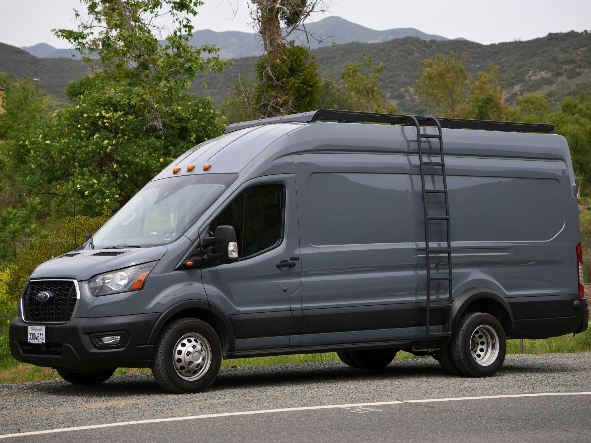 White Top Adventures Transit 148" EXT High Roof Strata Roof Rack