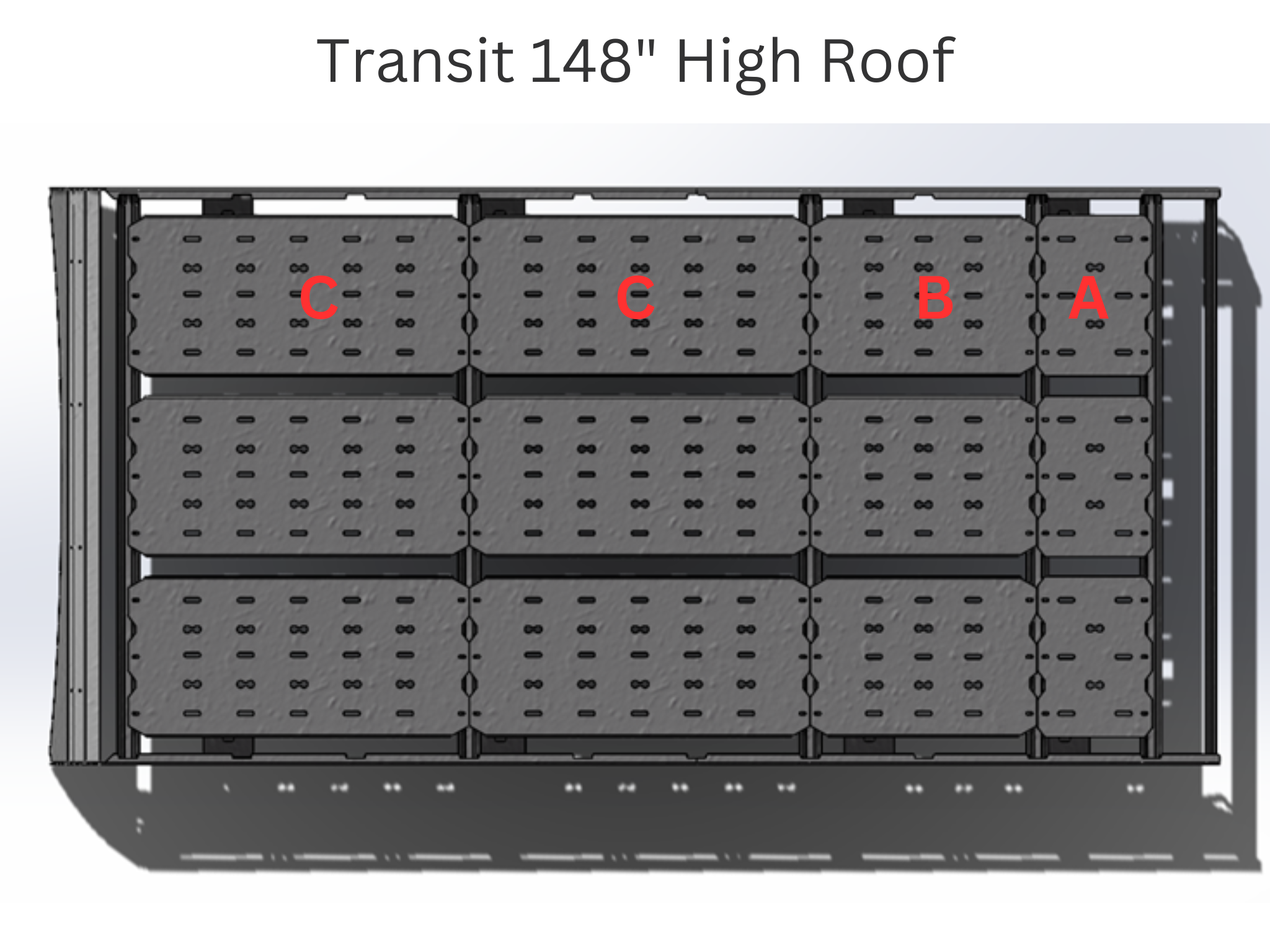 WHITE TOP ADVENTURES® SPRINTER STRATA & STEALTH ROOF RACK TOP DECK PANES