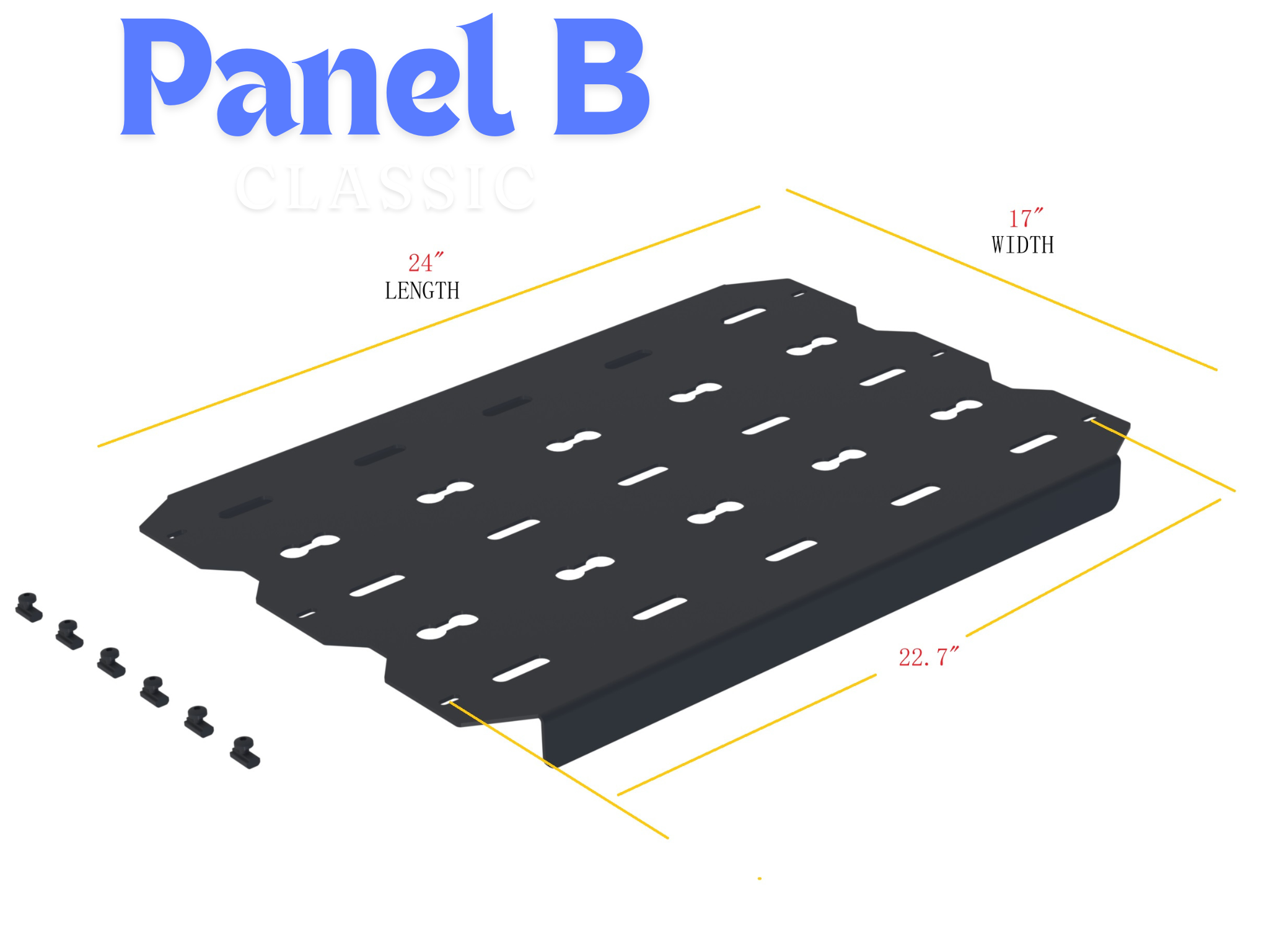 WHITE TOP ADVENTURES® SPRINTER STRATA & STEALTH ROOF RACK TOP DECK PANES