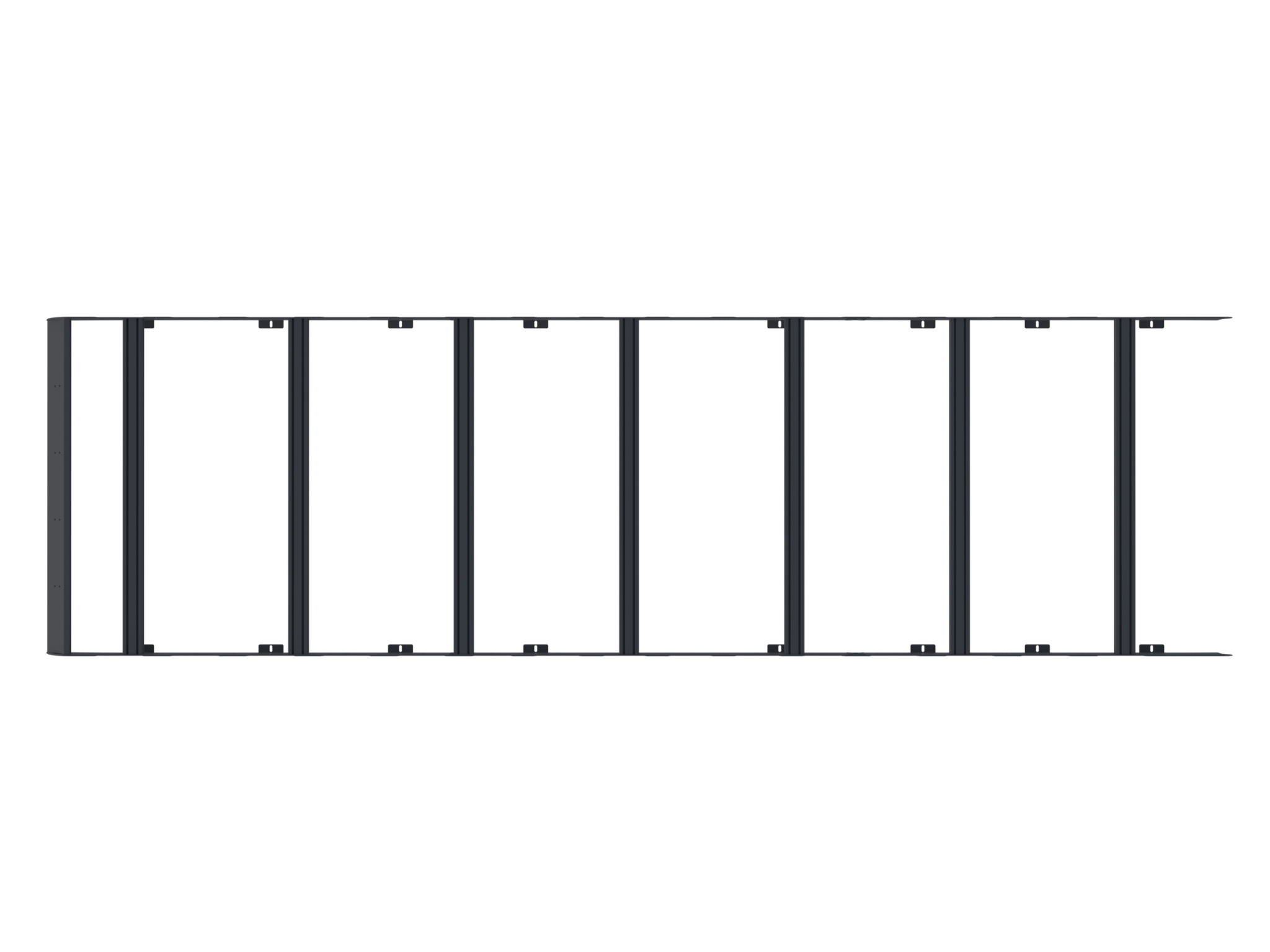 WHITE TOP ADVENTURES® SPRINTER STRATA ROOF RACK SYSTEM (8-CROSSBAR EDITION)