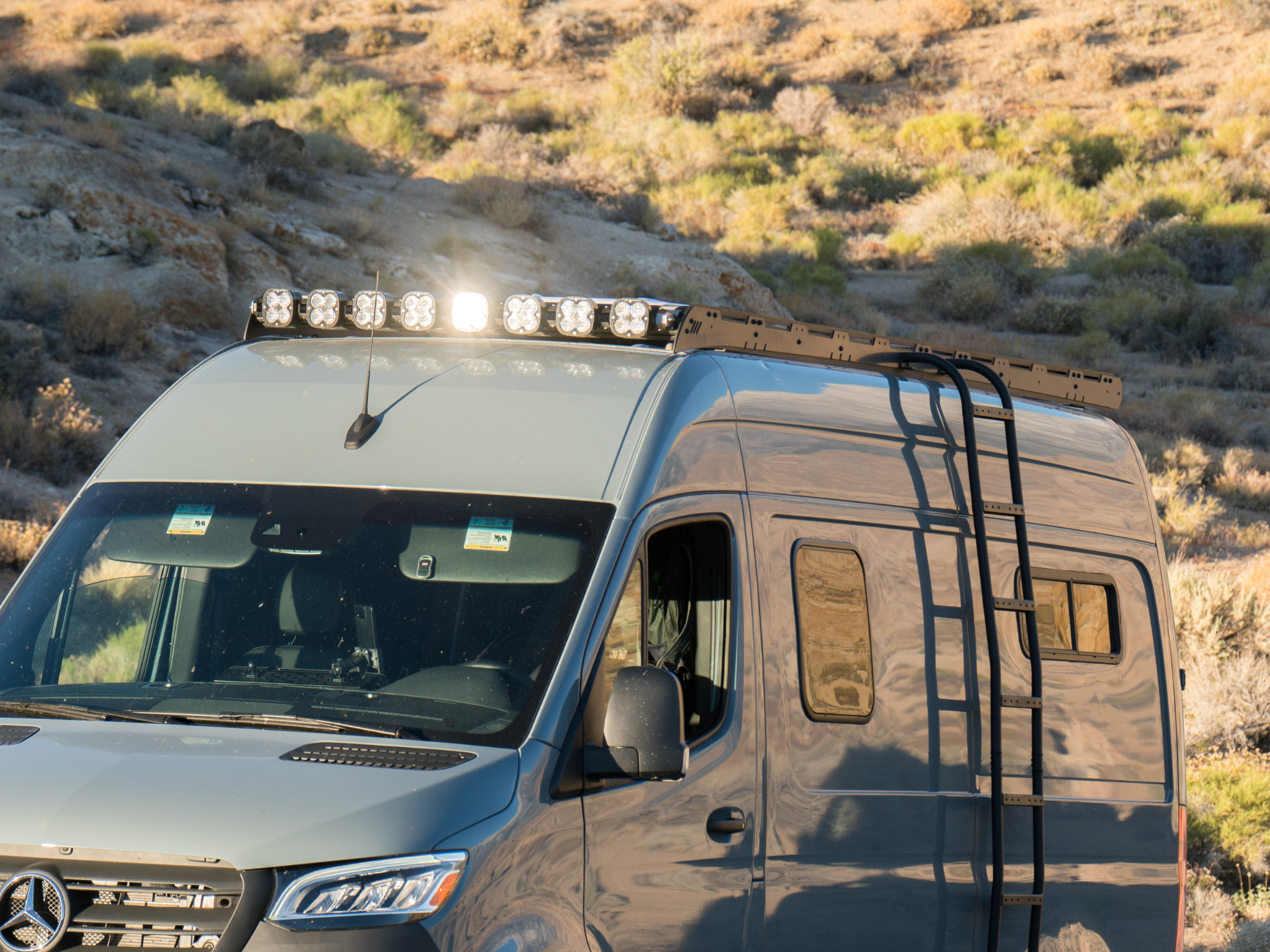 WHITE TOP ADVENTURES® FORD TRANSIT STRATA ROOF RACK SYSTEM