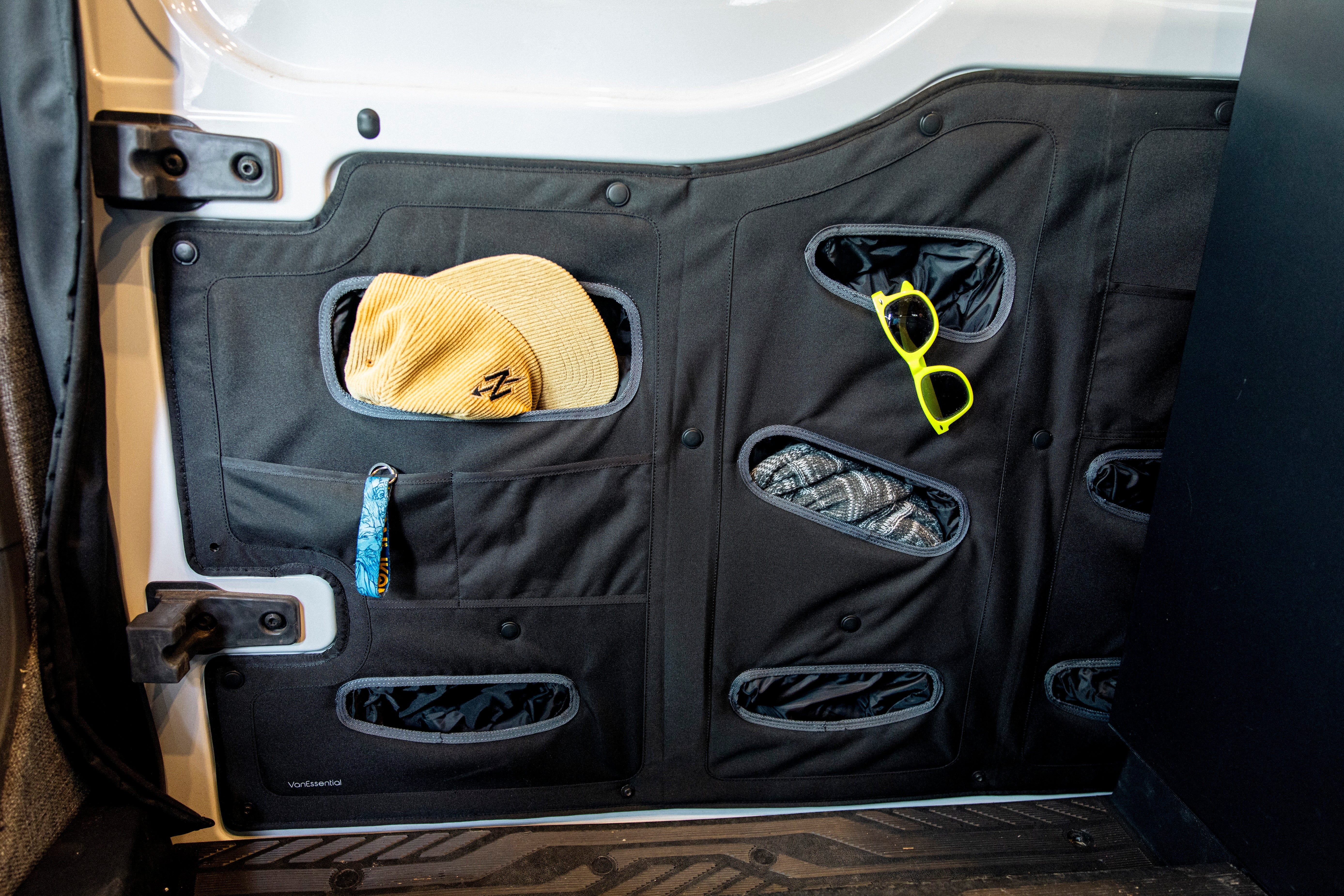 VanEssential Transit Rear Door Lower Storage Panels