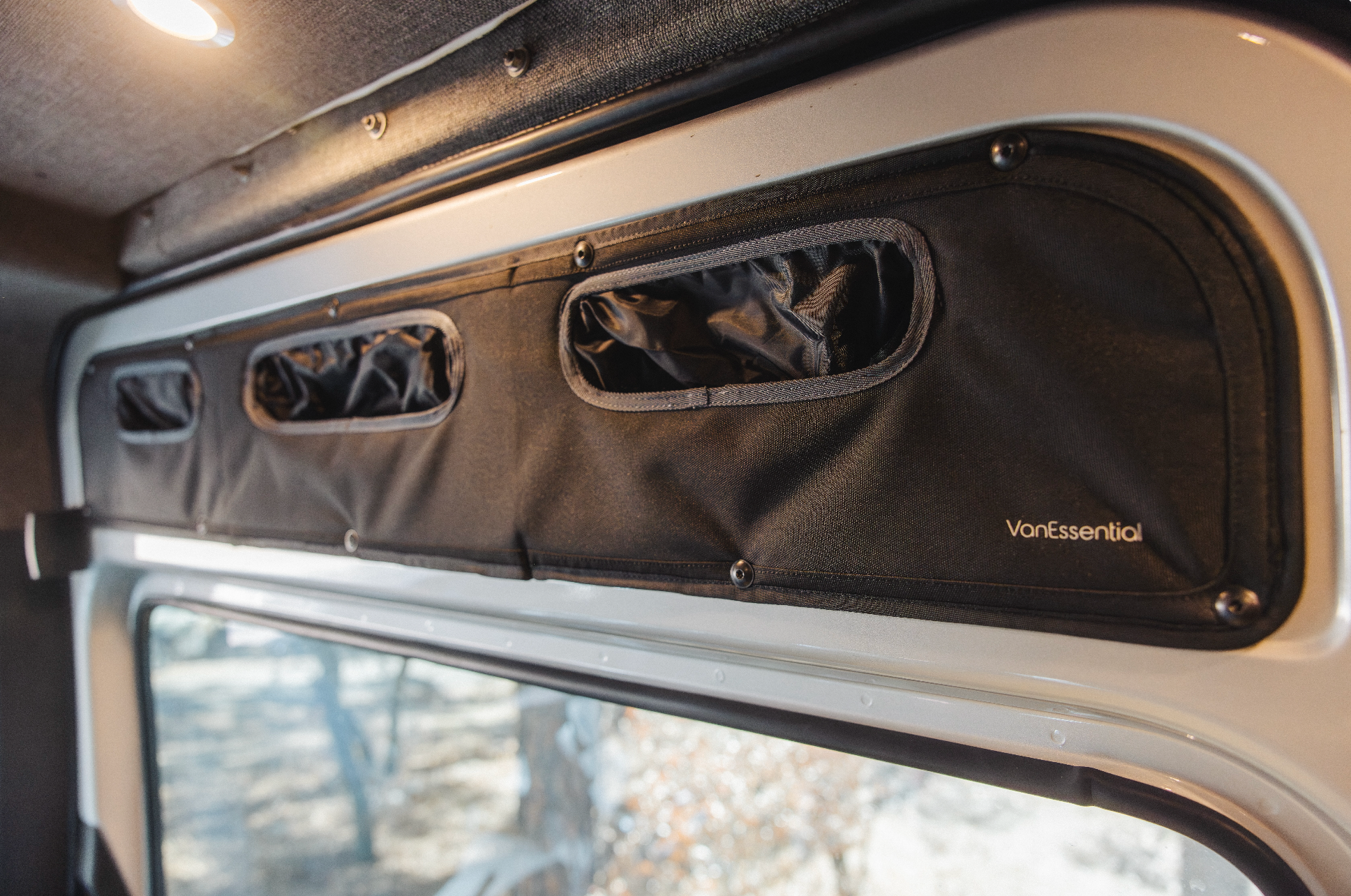 VanEssential Transit Upper Sliding Door Storage Panel