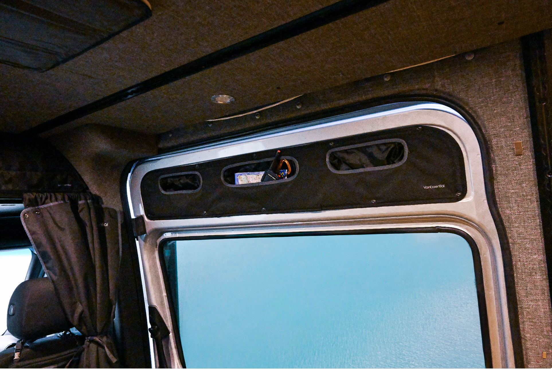 VanEssential Transit Upper Sliding Door Storage Panel