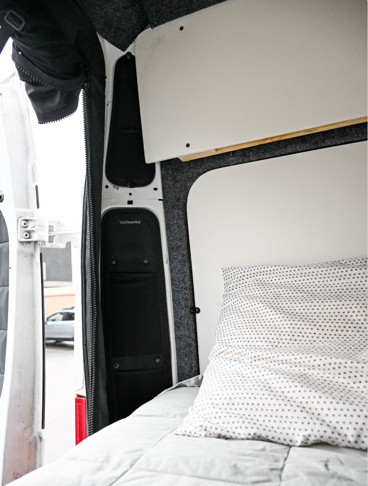 VanEssential Ram Promaster Rear Pillar Finishing Panels - Trim and Micro-Storage - Trim and Micro-Storage