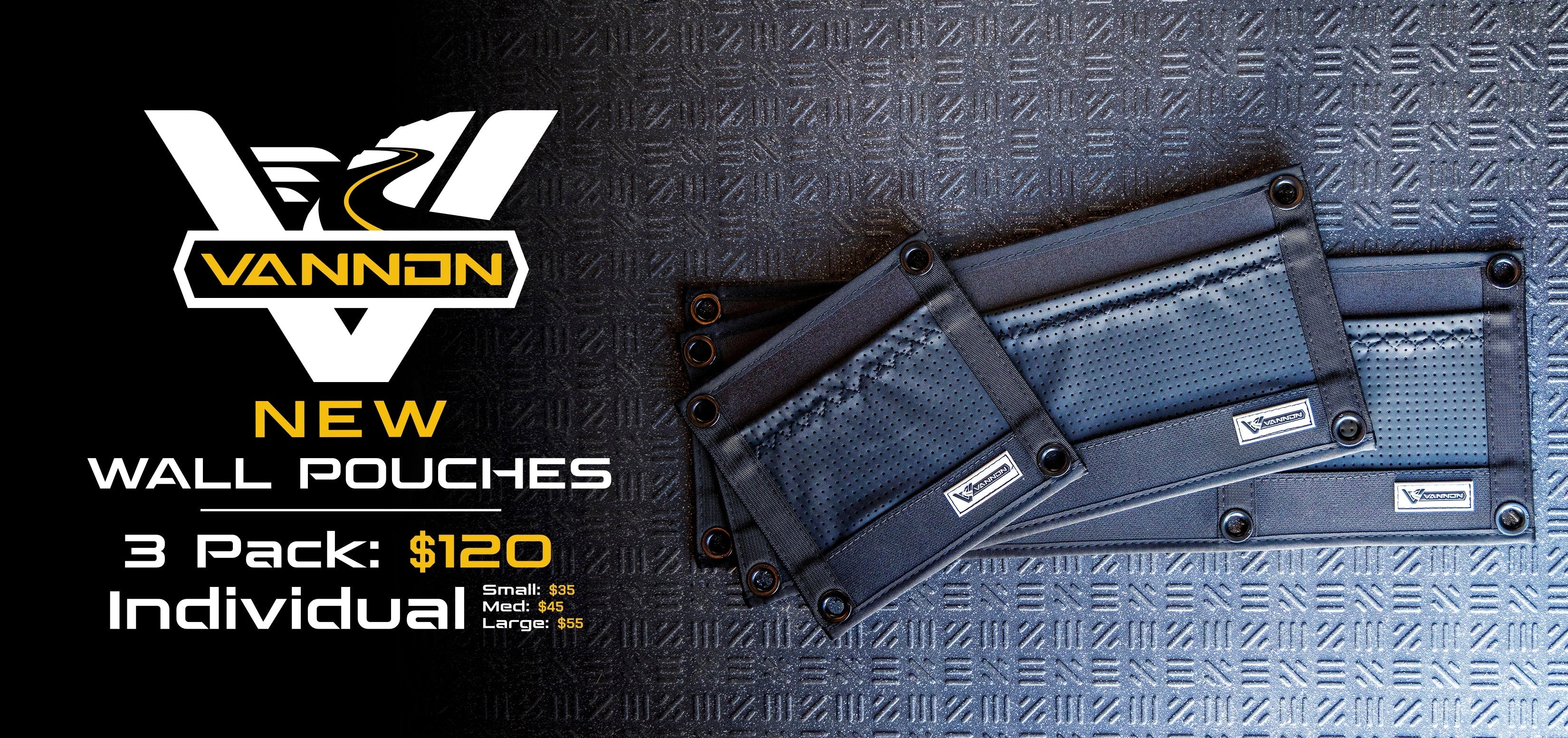 Vannon Expandable Stretch Wall Pouch System