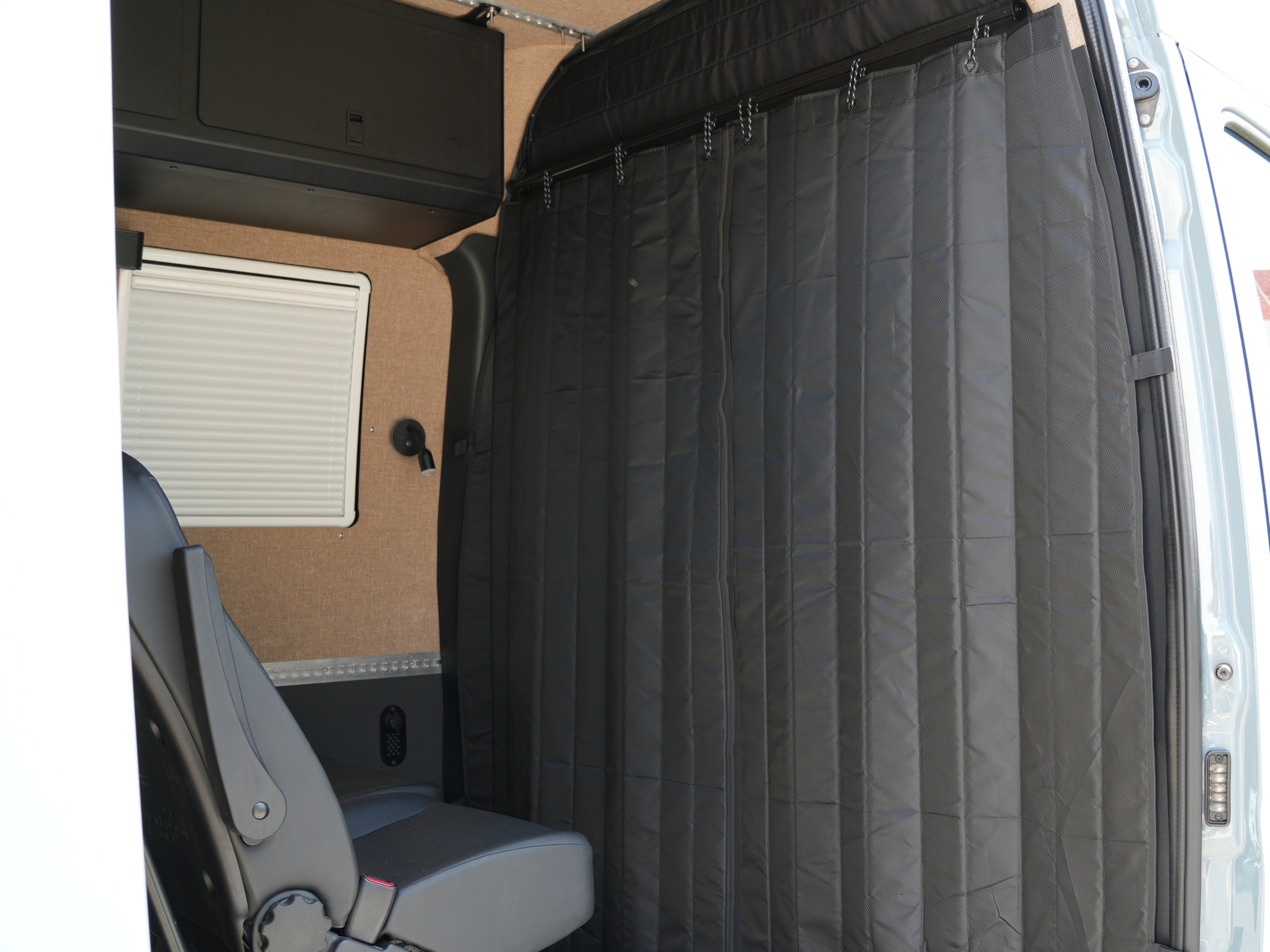 WHITE TOP ADVENTURES SPRINTER COMPARTMENT HEADLINER INSULATED CURTAIN