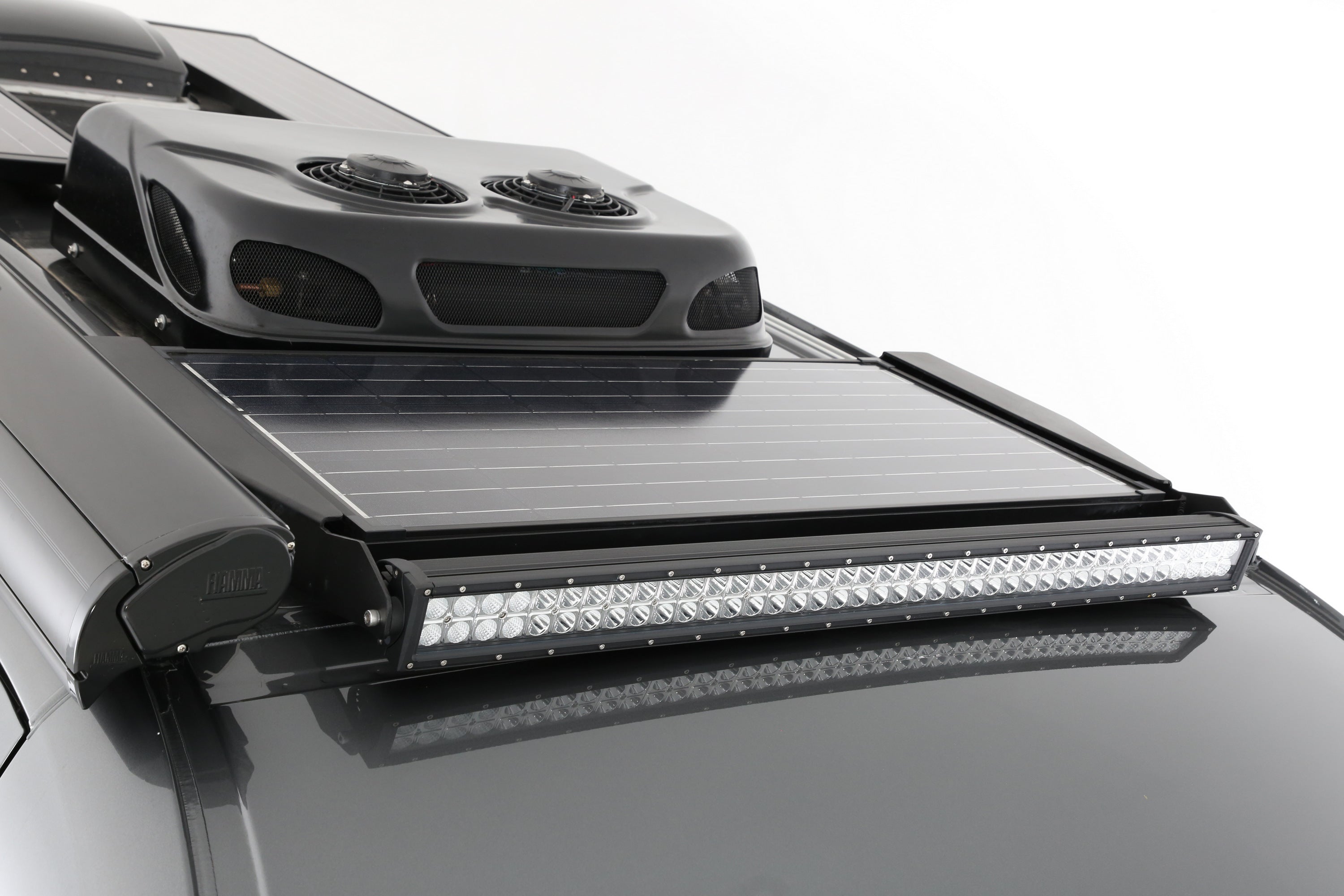 RB Components Sprinter Light Bar Solar Mount Kit - High Roof