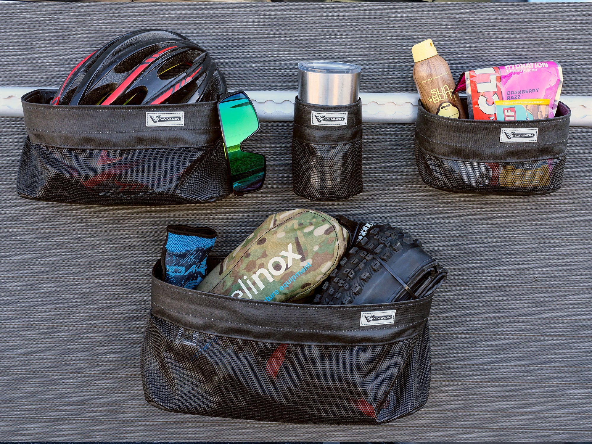 Vannon Modular Utility Basket & Bottle Holder System