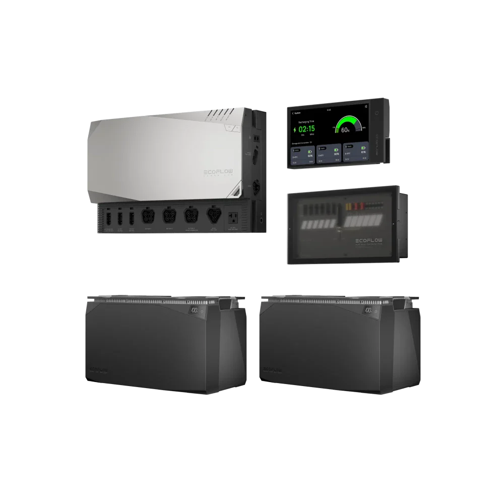 3.6 kW EcoFlow Power Kit (10 kWh) - Integrated 48V Power