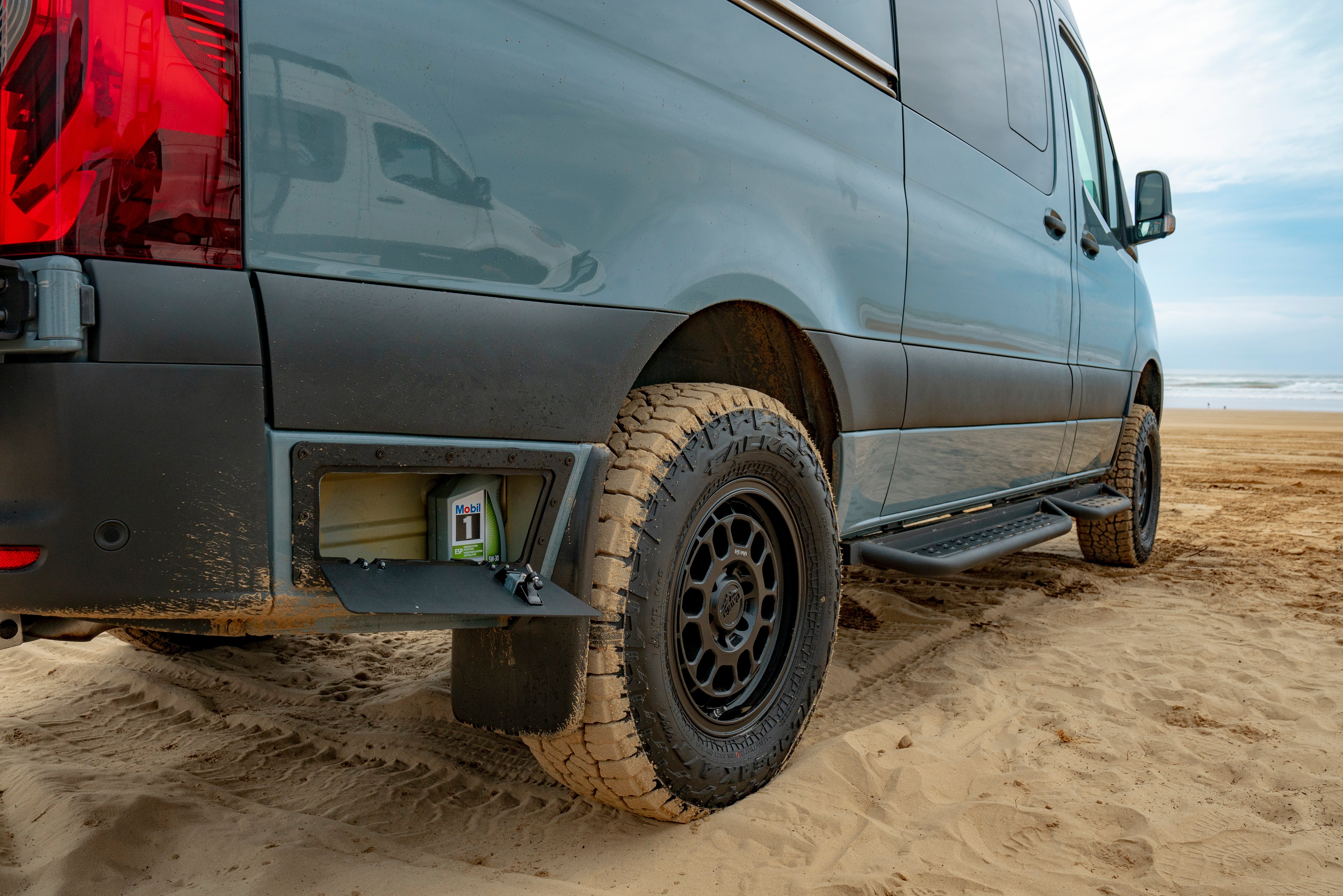 WHITE TOP ADVENTURES SPRINTER 144" ROCKER LOCKER BOX