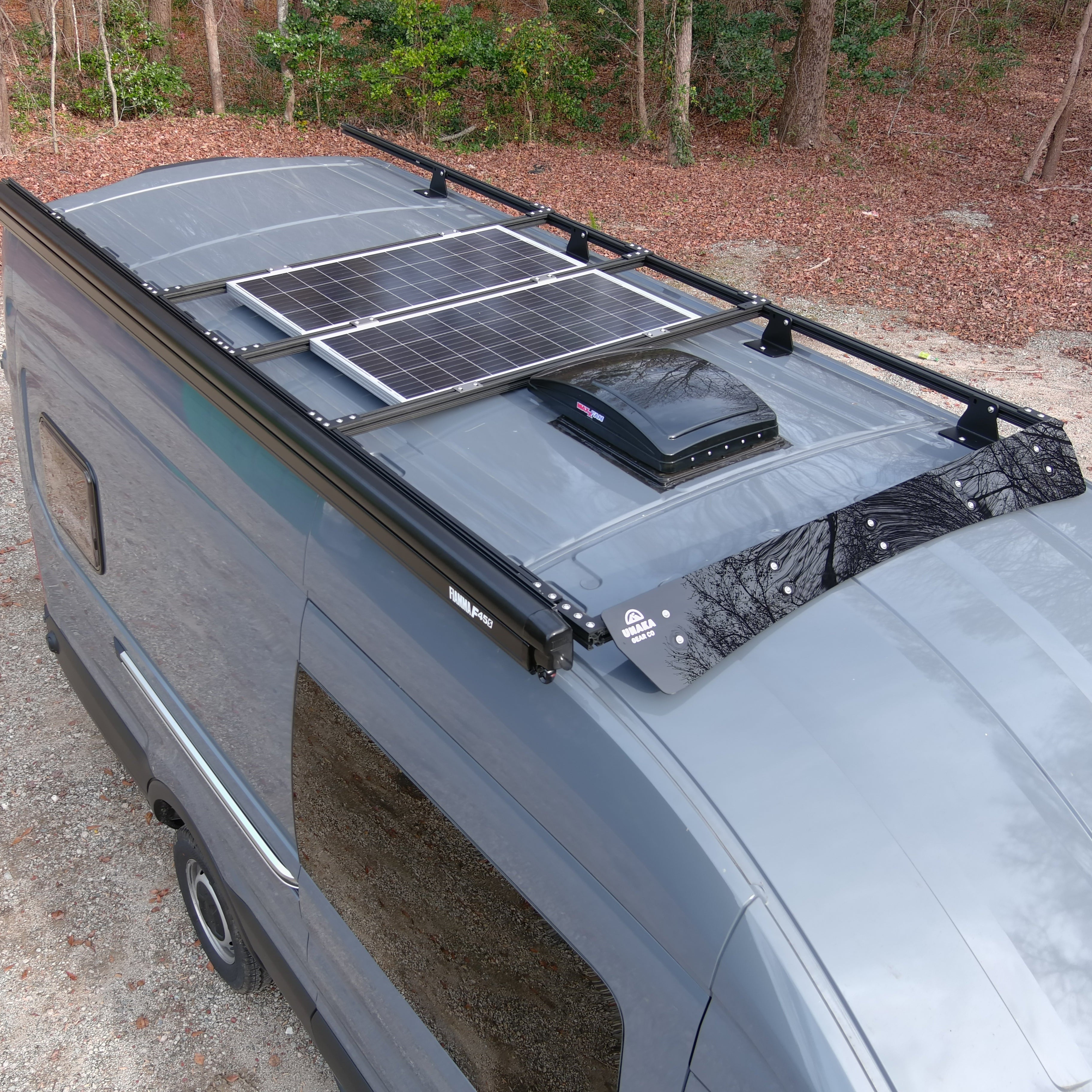 Unaka Gear Co. Ford Transit Roof Rack - Standard - 148" High Roof - Modular Roof Rack System