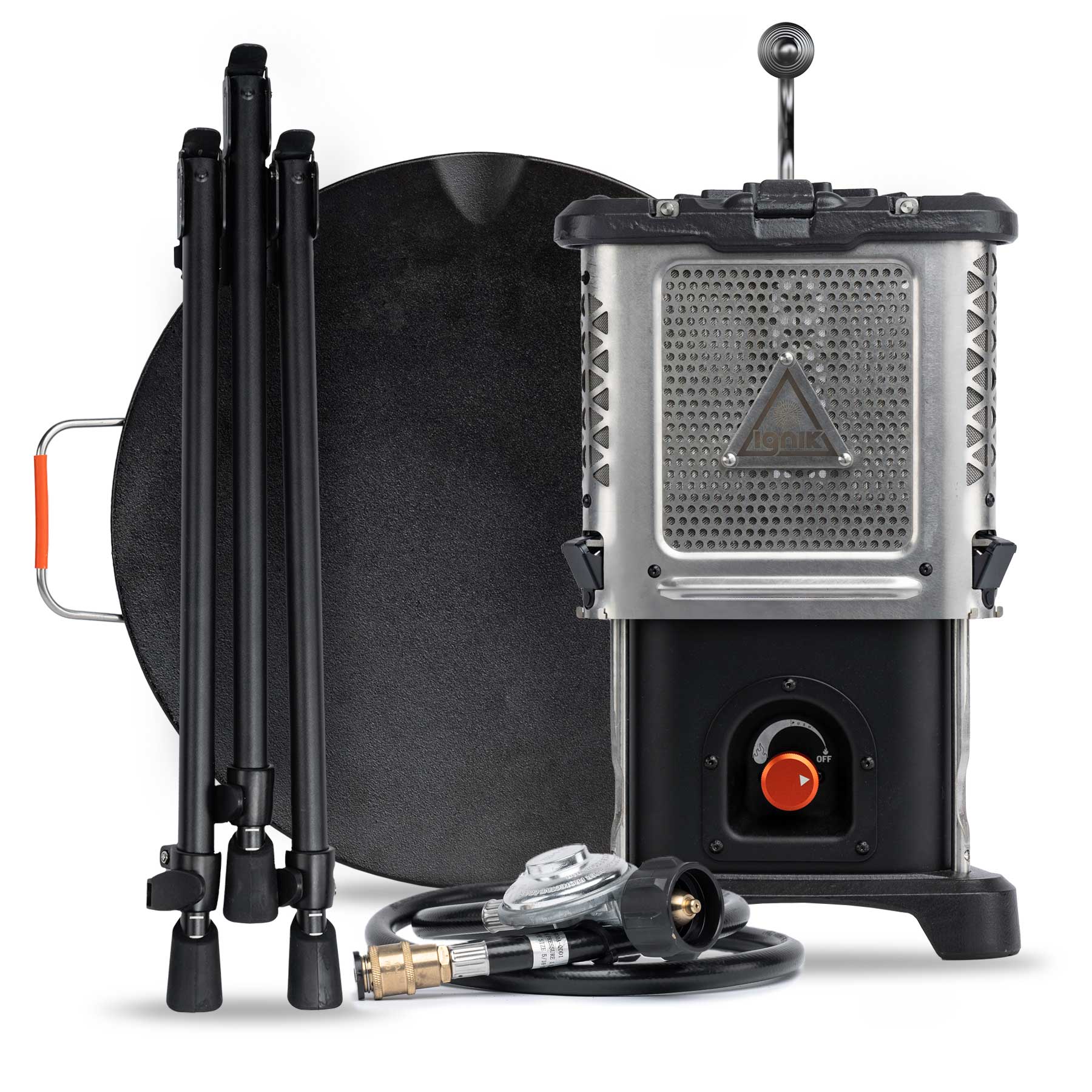 IGNIK SKULLET DELUXE PORTABLE PATIO HEATER & COOKTOP