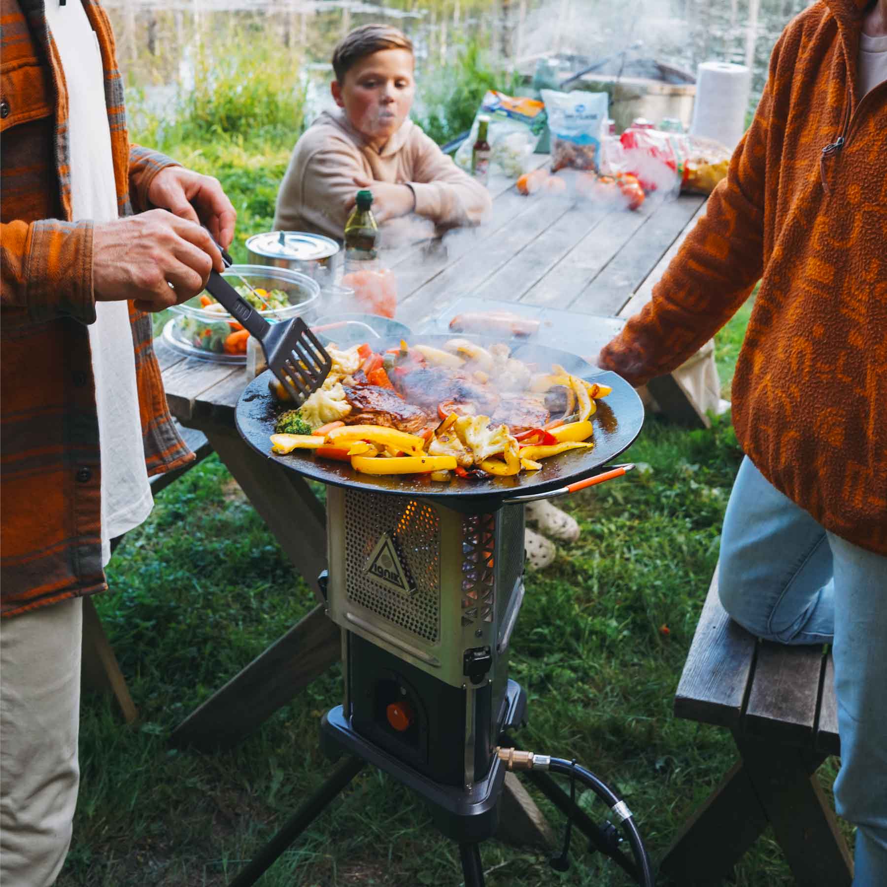 IGNIK SKULLET DELUXE PORTABLE PATIO HEATER & COOKTOP