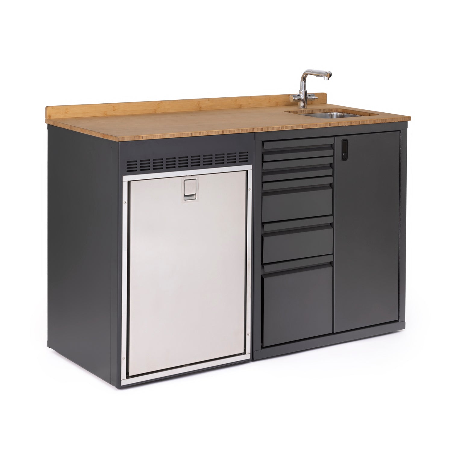 RB Components 56-Inch Isotherm 130 Galley - Drawer System
