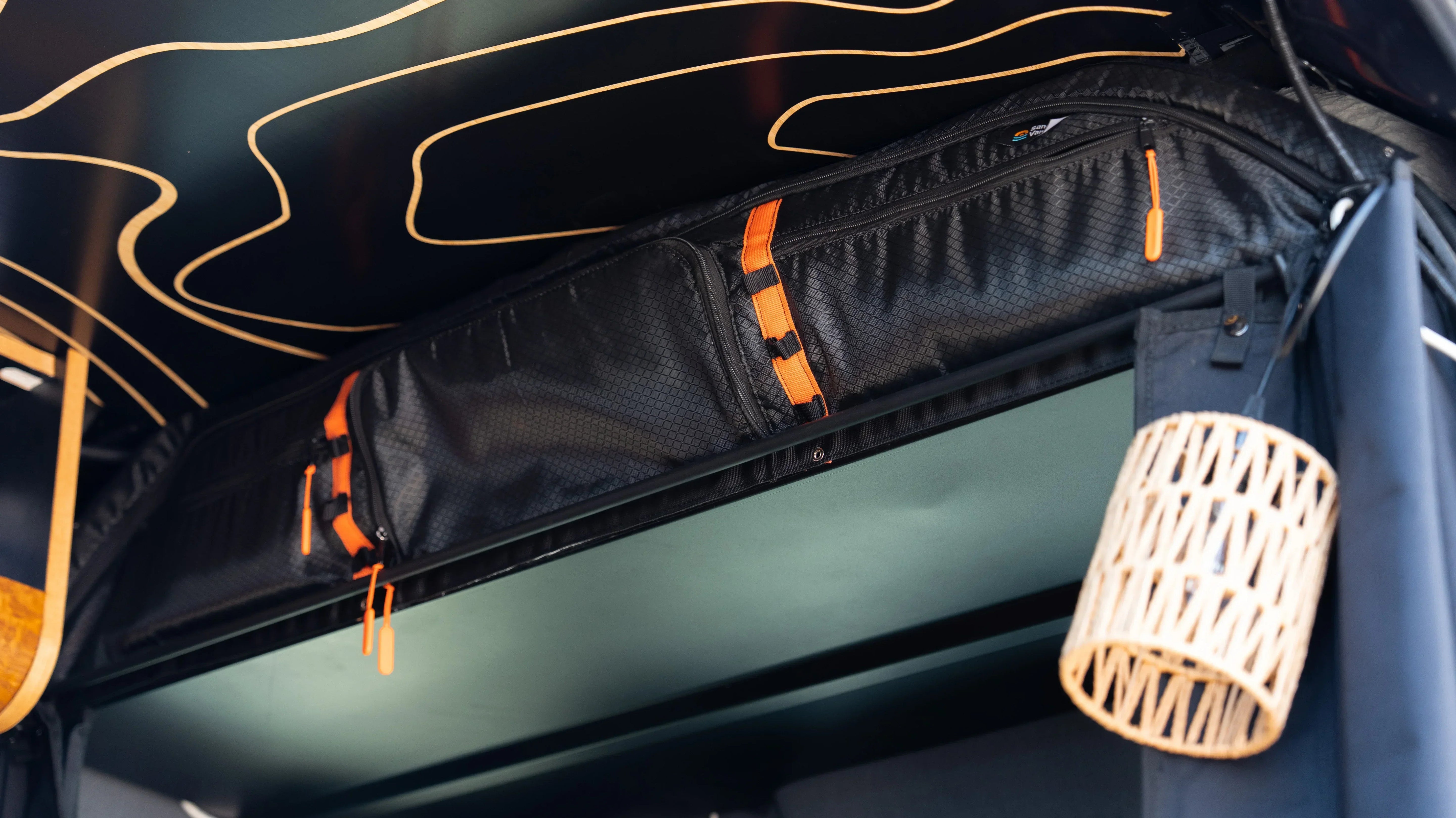 Sandy Vans Sprinter Van Overhead Shelf Storage Bag — Cab Upper Organizer