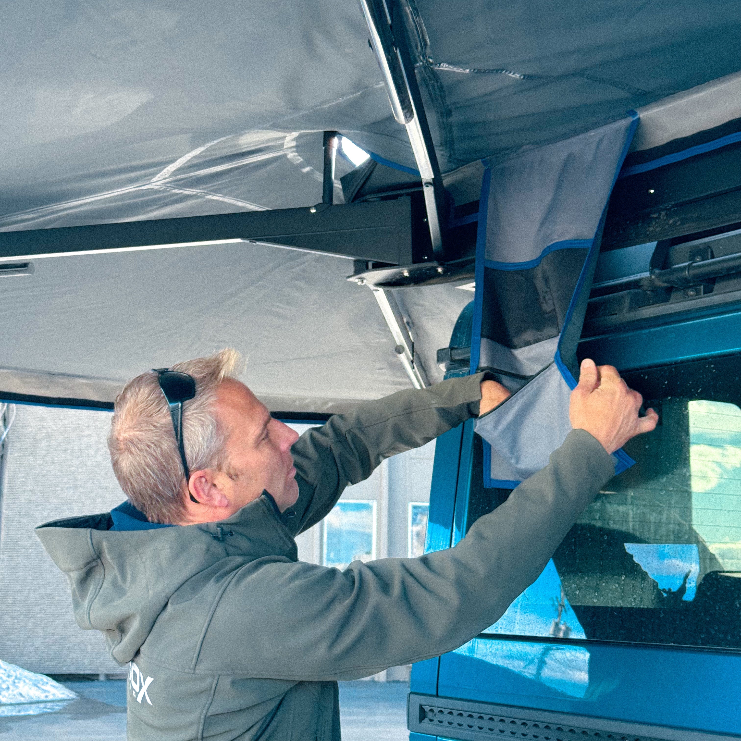 DIRTBOX FREE-STANDING 270-DEGREE AWNING