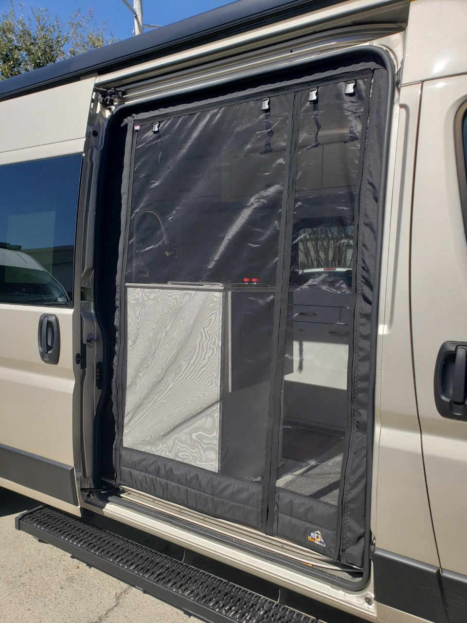The Bug Wall Winnebago Travato Sliding Screen - V2 Replacement